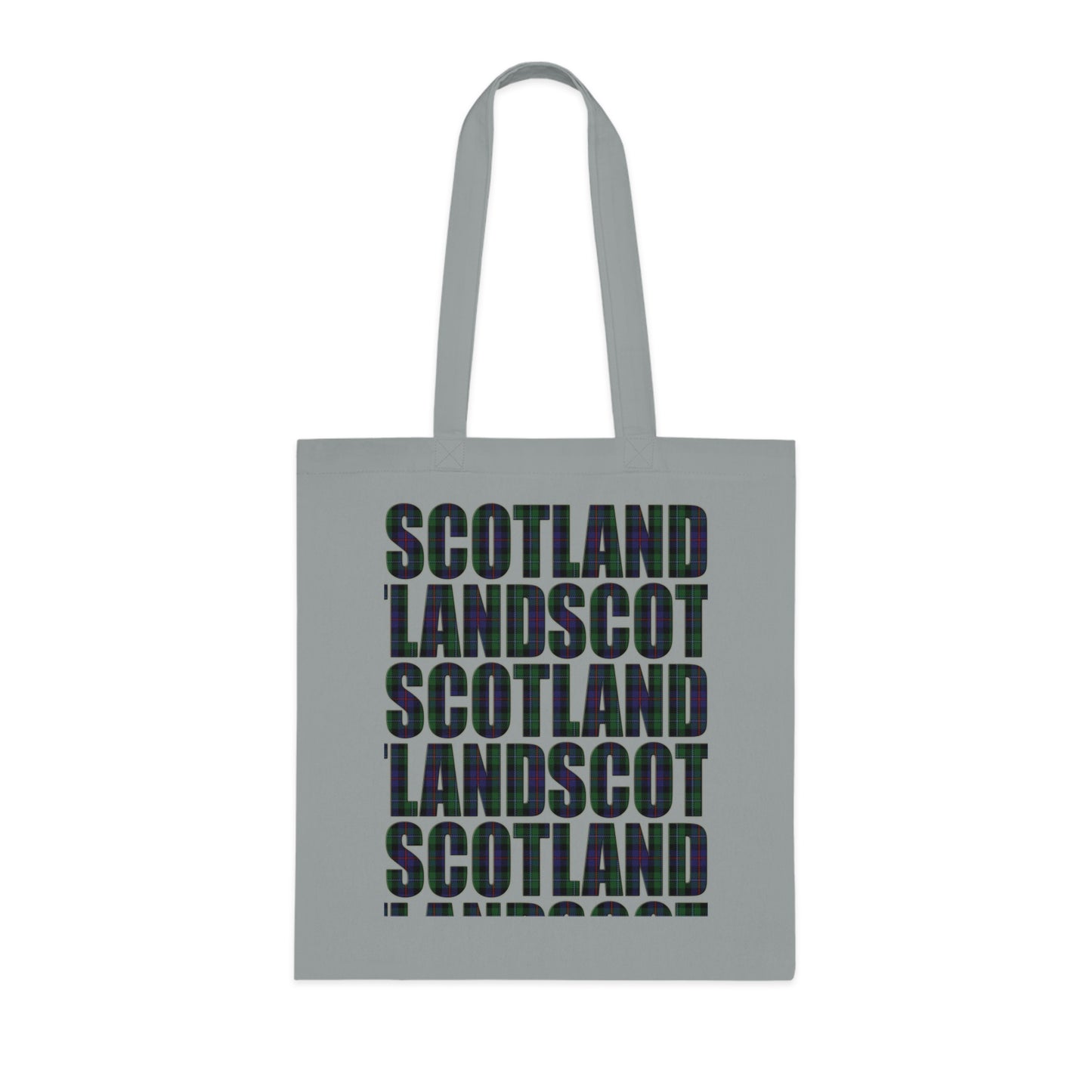 Sac fourre-tout en coton réversible avec carte tartan d'Écosse - Argyle Tartan