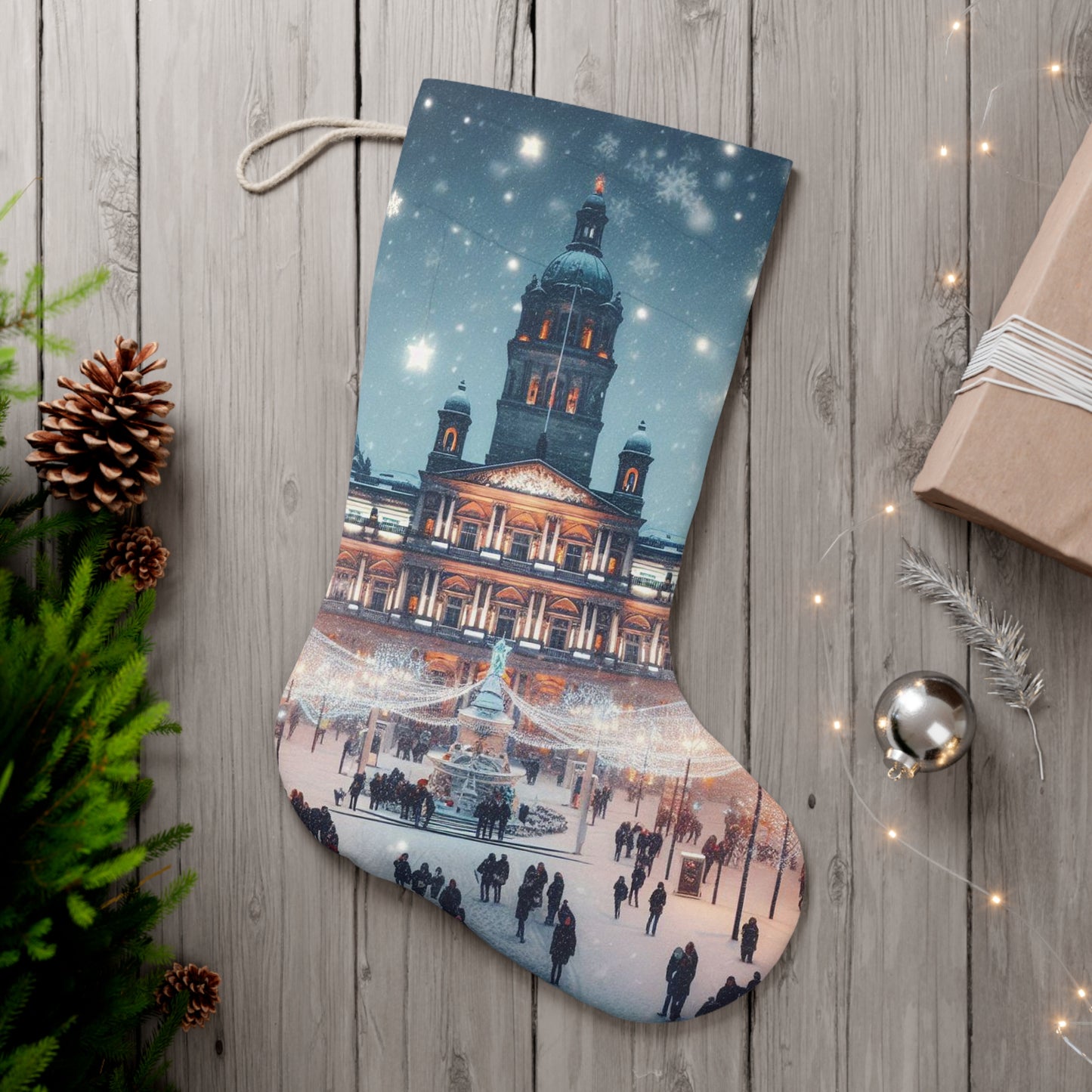 Chaussettes cadeaux d'hiver écossaises