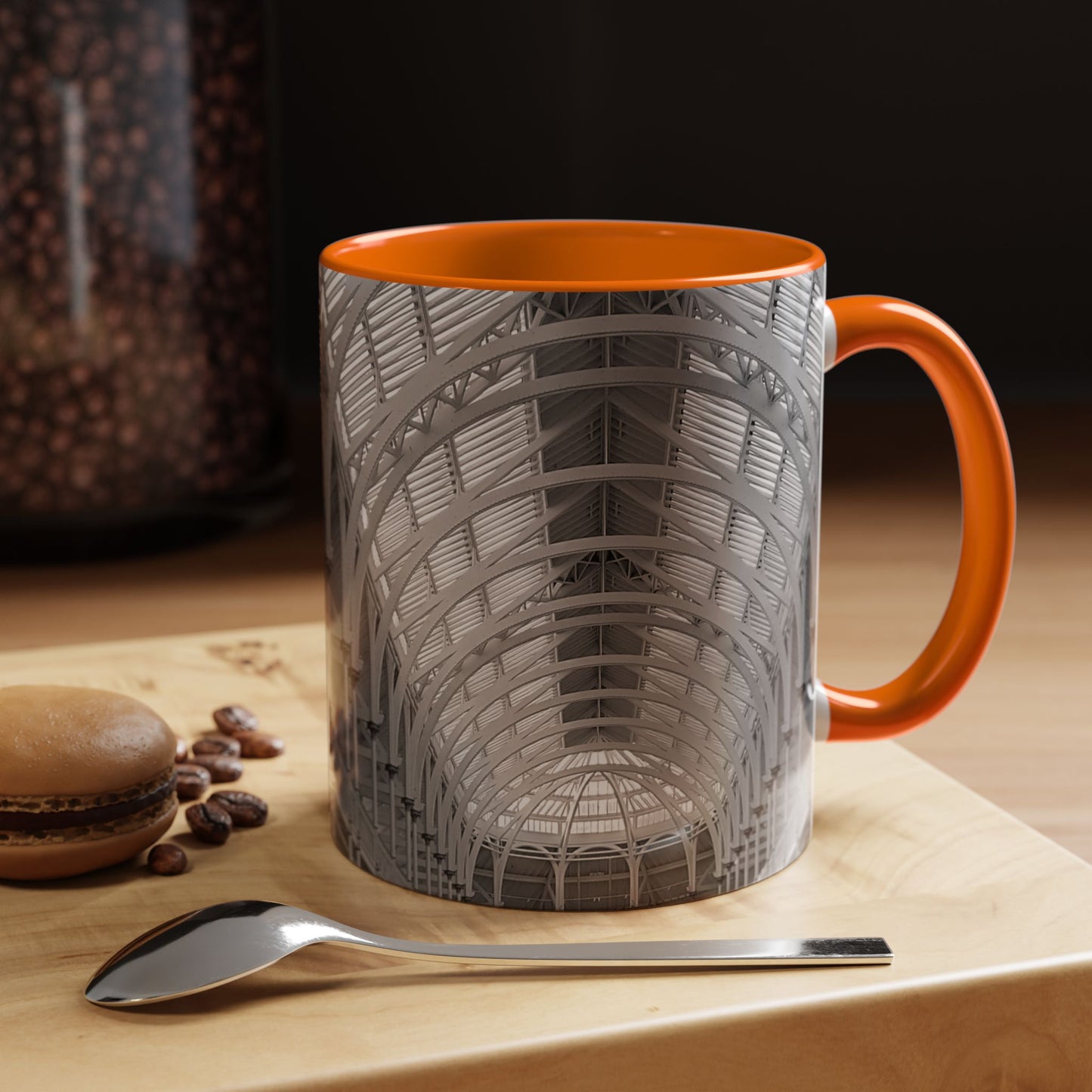 Tasses décoratives Écosse en gros plan - Scènes variées (orange)