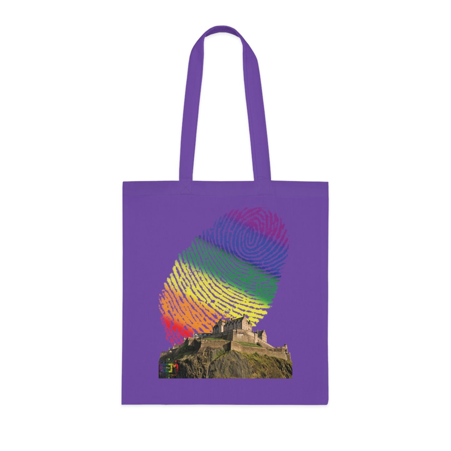 Ciel d'empreinte digitale de fierté du château d'Édimbourg Tote bag doublé