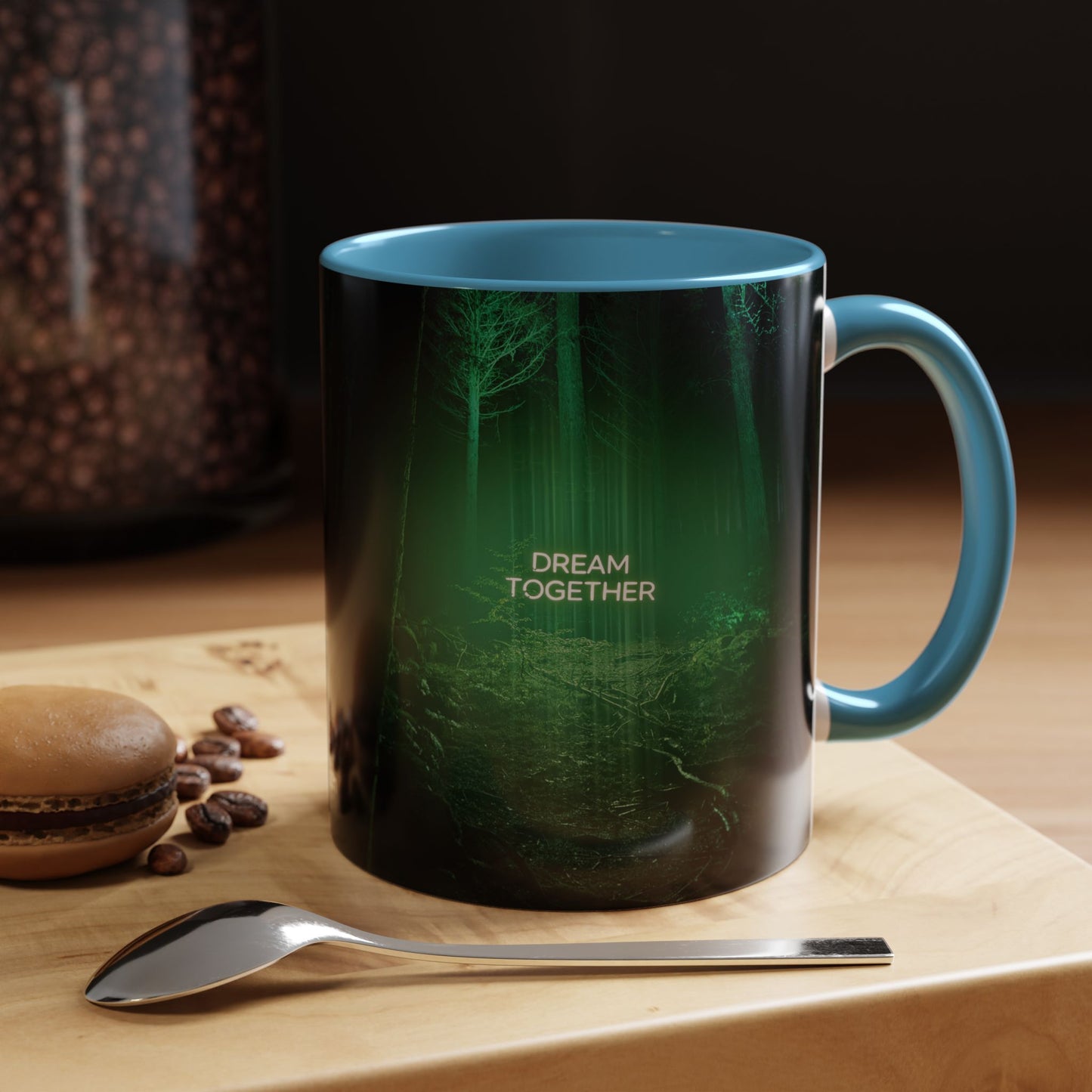 Tasses décoratives Écosse en gros plan - Scènes variées (bleu clair)