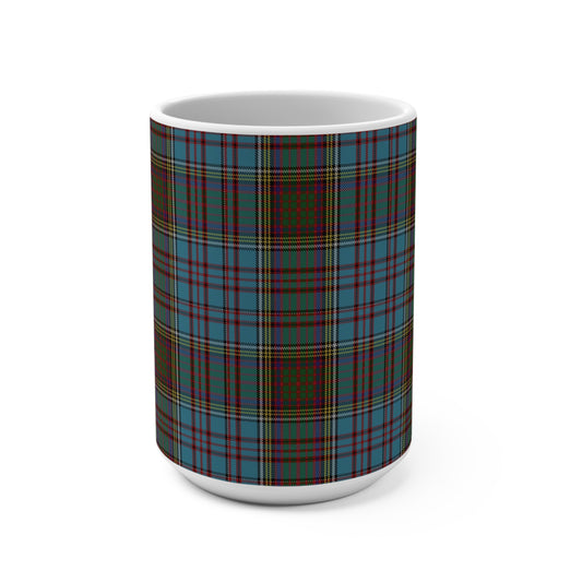 Scottish Tartan Mug 15oz, Anderson Tartan