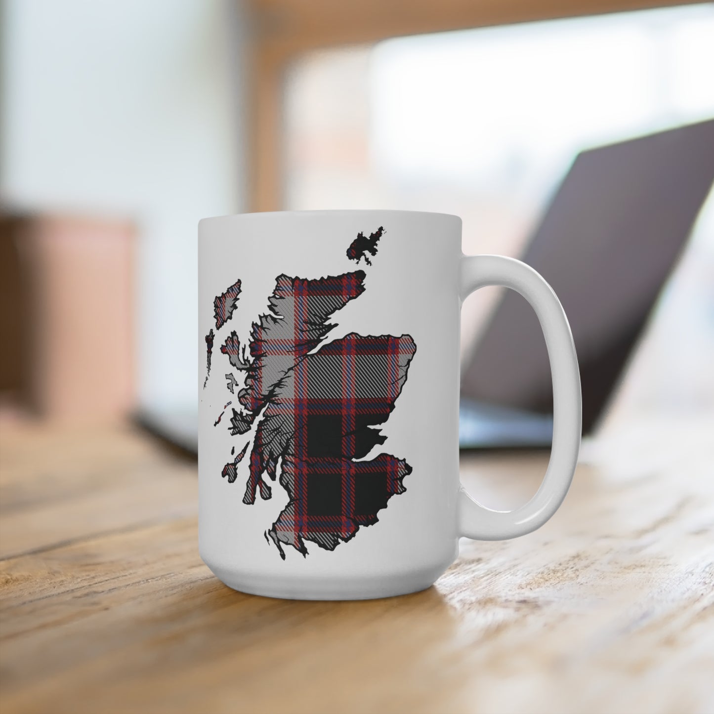 Tasse de carte de tartan d’Écosse - MacPherson Tartan, différentes tailles
