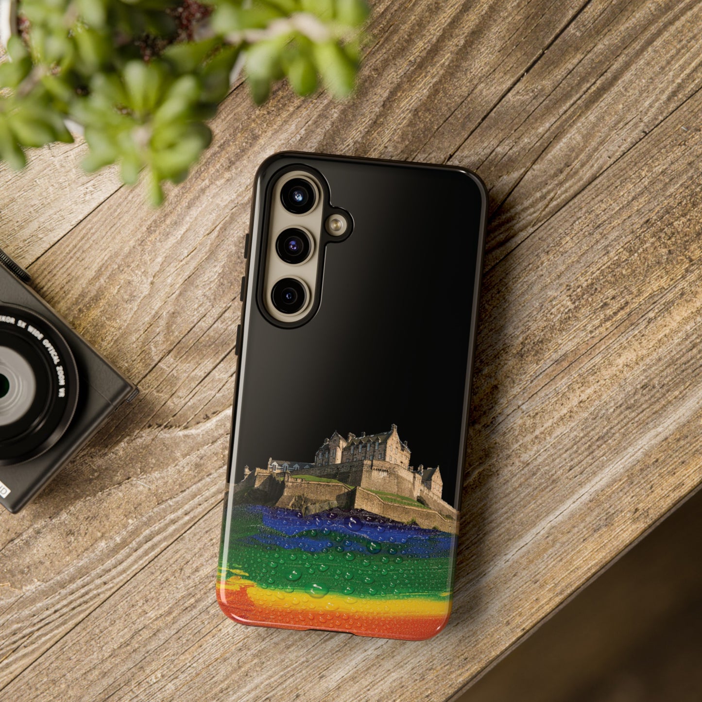 Edinburgh Castle Pride Rockface Phone Case - Rain, Various