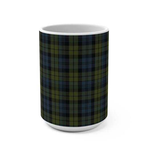 Scottish Tartan Mug 15oz, Campbell Tartan