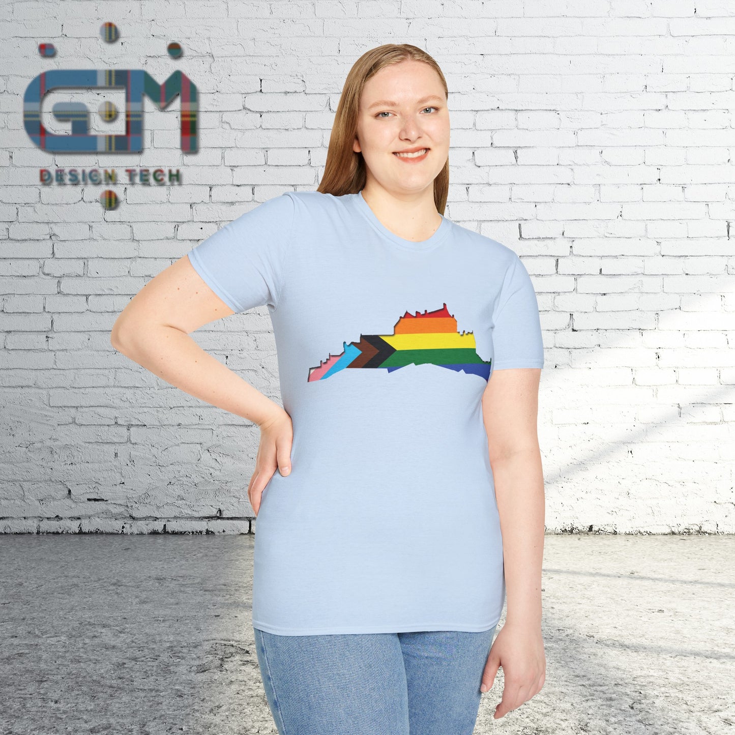 Edinburgh Castle Pride Progress Art Unisex T-Shirt
