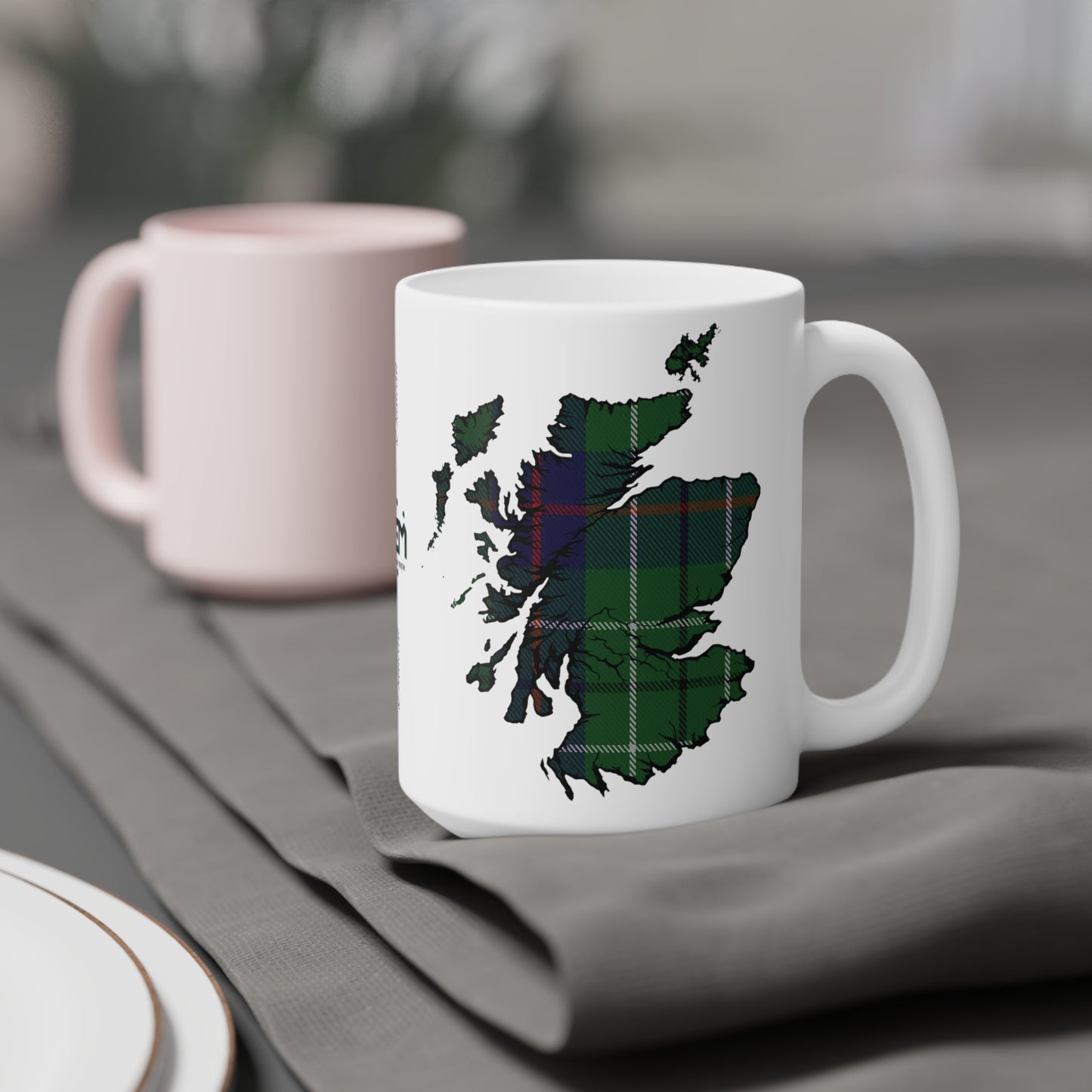 Tasse de carte de tartan d’Écosse - Duncan Tartan, différentes tailles