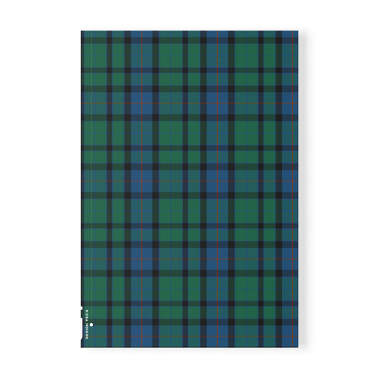 Scottish Tartan Softcover A5 Notebook - Flower of Scotland