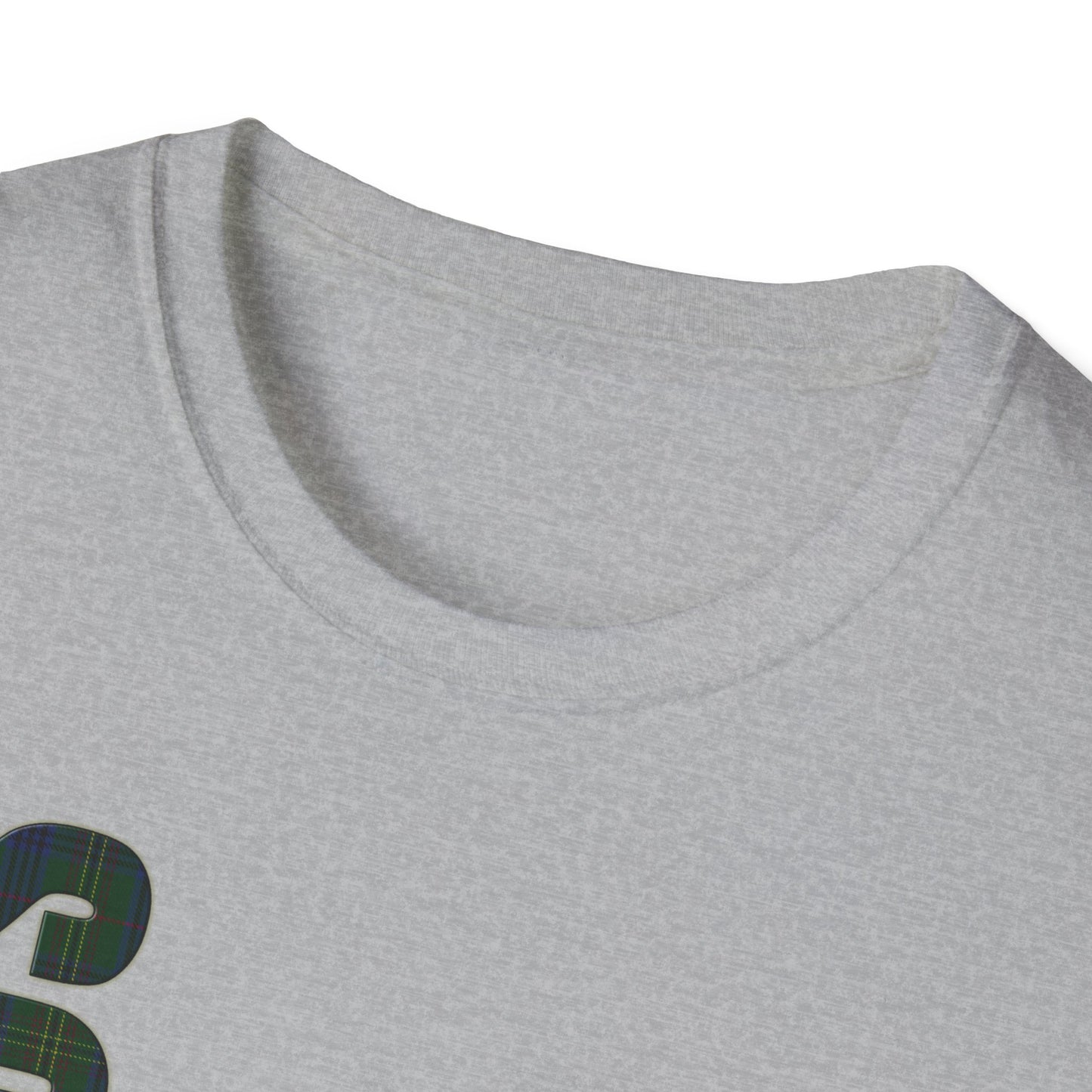 Tartan Scotland Lettrage Softstyle T-shirt unisexe, Kennedy Tartan Tee
