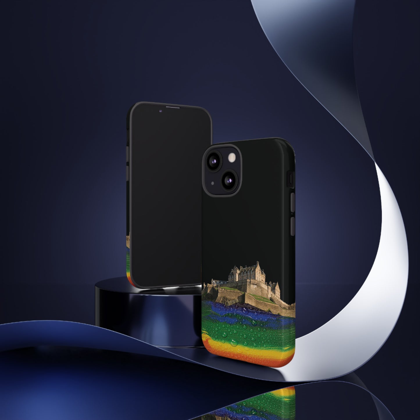 Edinburgh Castle Pride Rockface Phone Case - Rain, Various