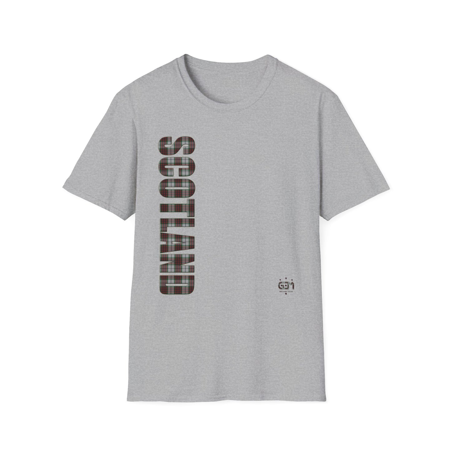 Tartan Scotland Lettrage Softstyle T-shirt unisexe, Fraser Tartan Tee