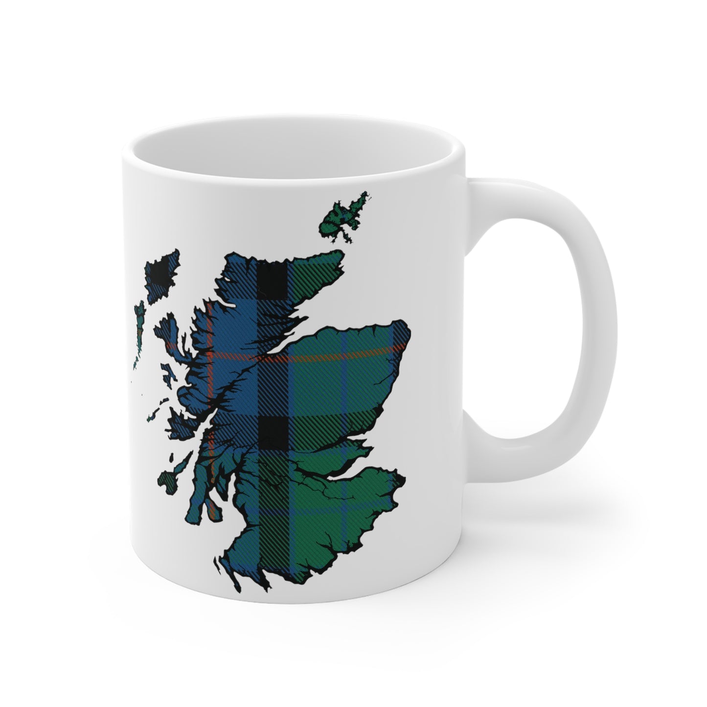 Tasse de carte de tartan d’Écosse - Tartan de fleur d’Écosse, différentes tailles