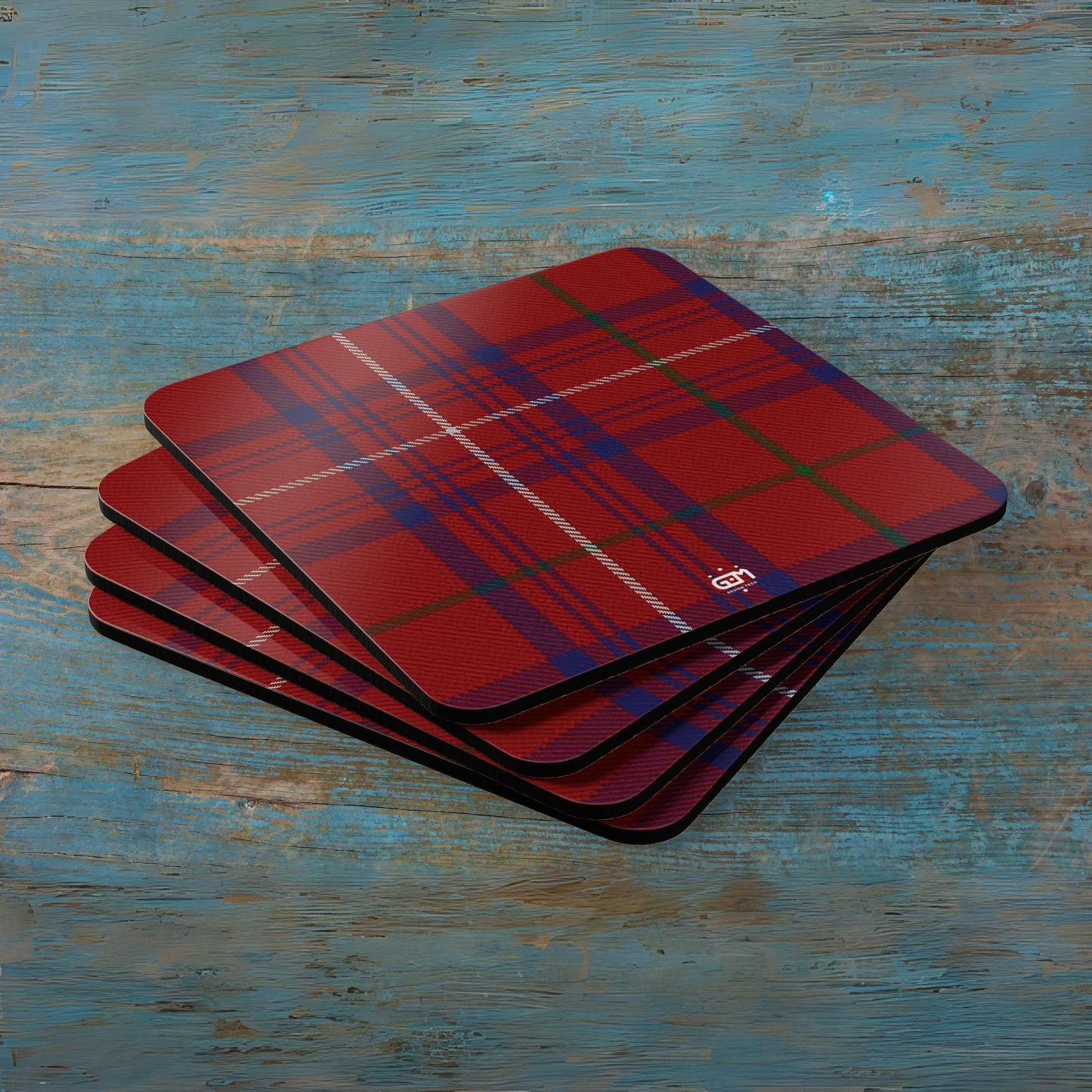 Scottish Tartan Cork Coaster Set (N-S)