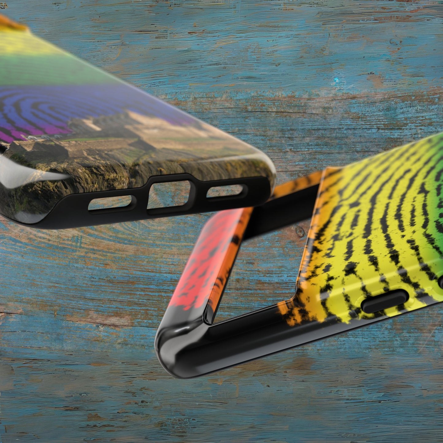 Edinburgh Castle Pride Phone Case - Fingerprint, Various