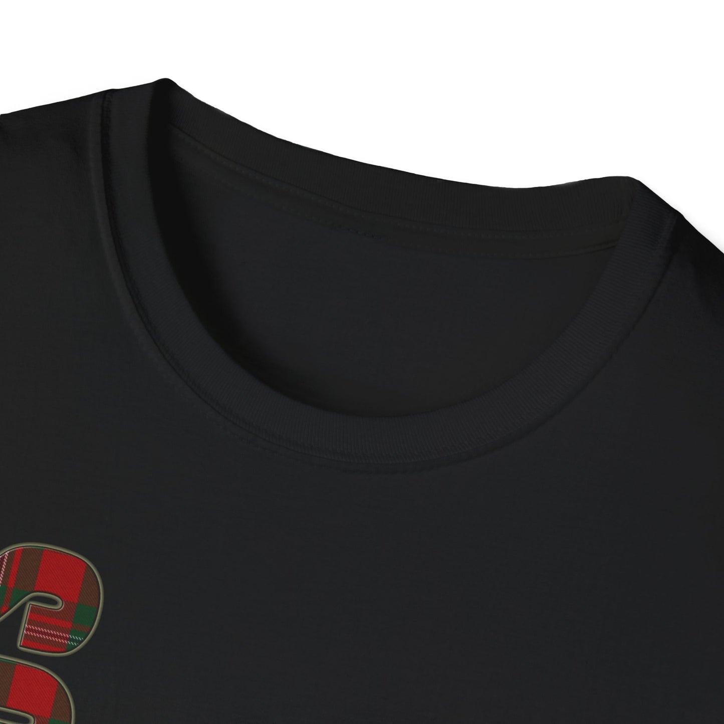 Tartan Scotland Lettrage Softstyle T-shirt unisexe, MacGregor Tartan Tee