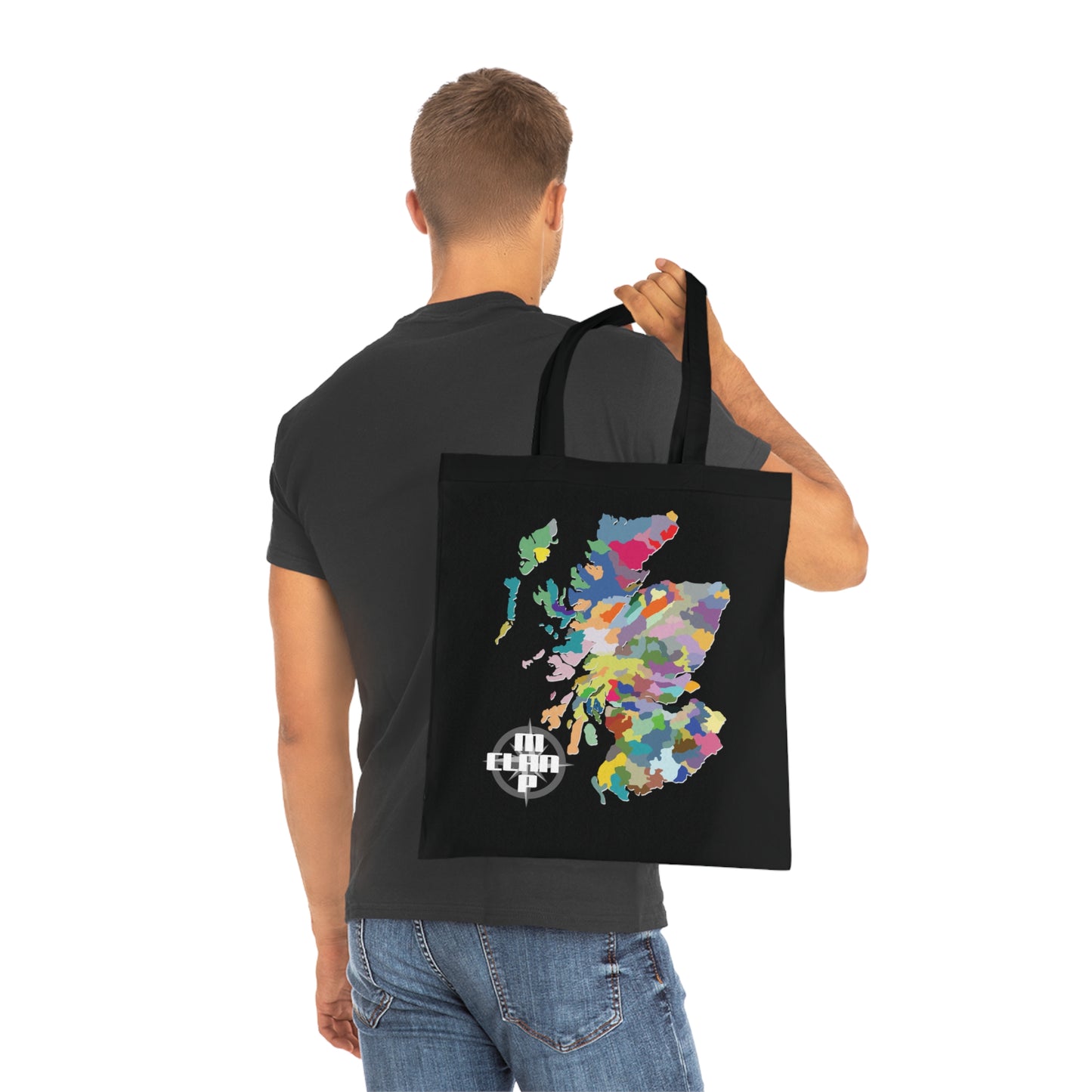 Carte du clan d'Écosse Tote bag doublé