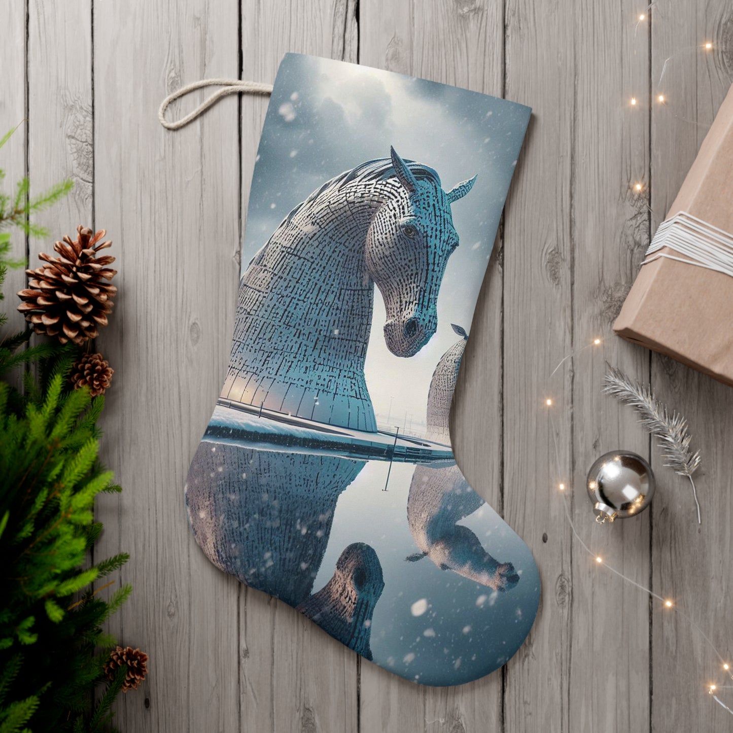 Chaussettes cadeaux d'hiver écossaises