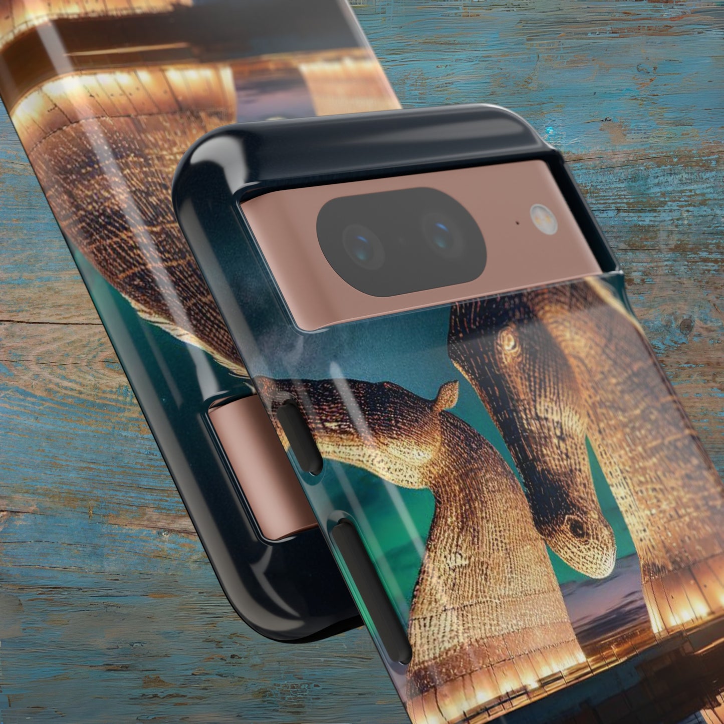 Kelpies Northern Lights Art Phone Case, Scotland, Various