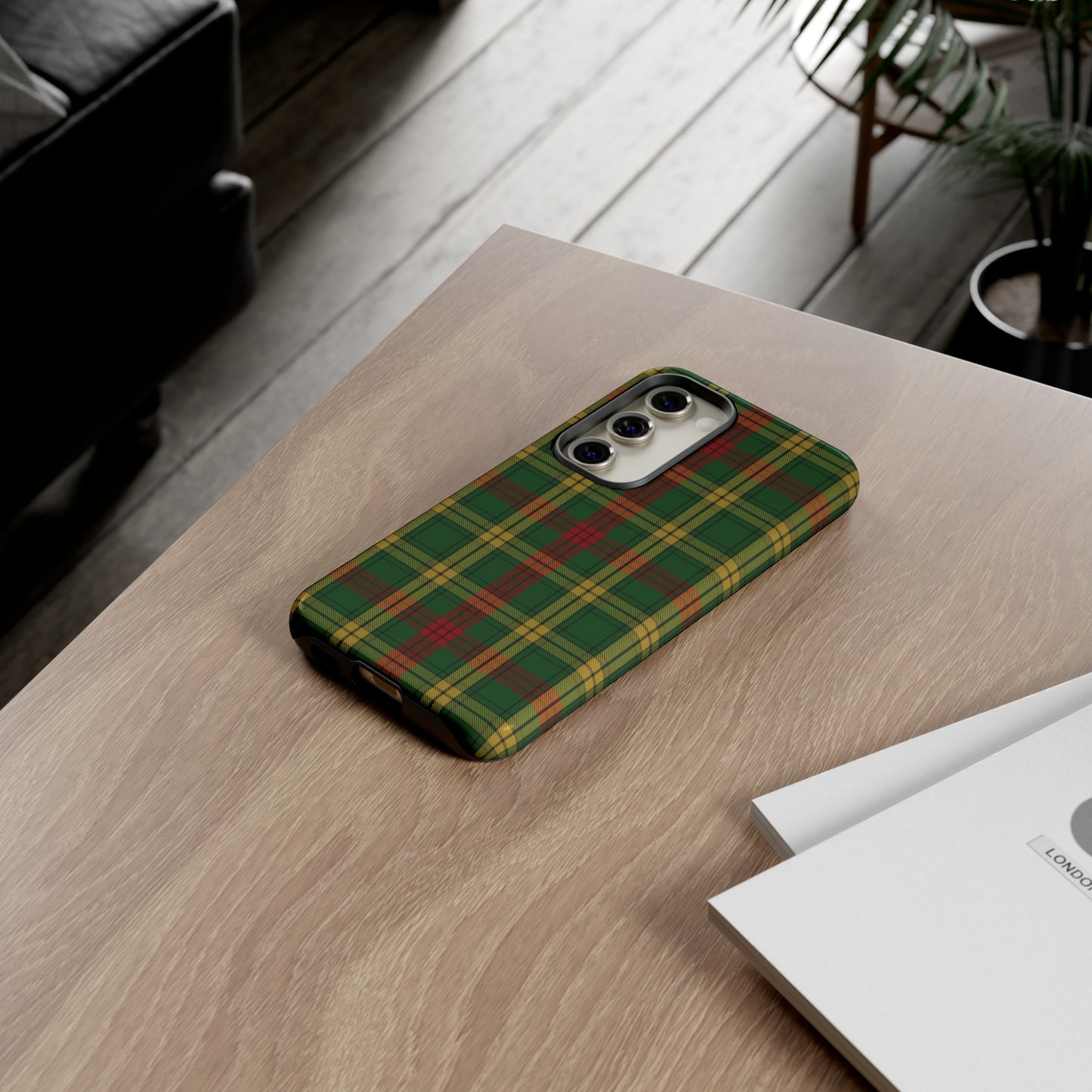Étui de téléphone à motif tartan écossais - MacMillan, Divers