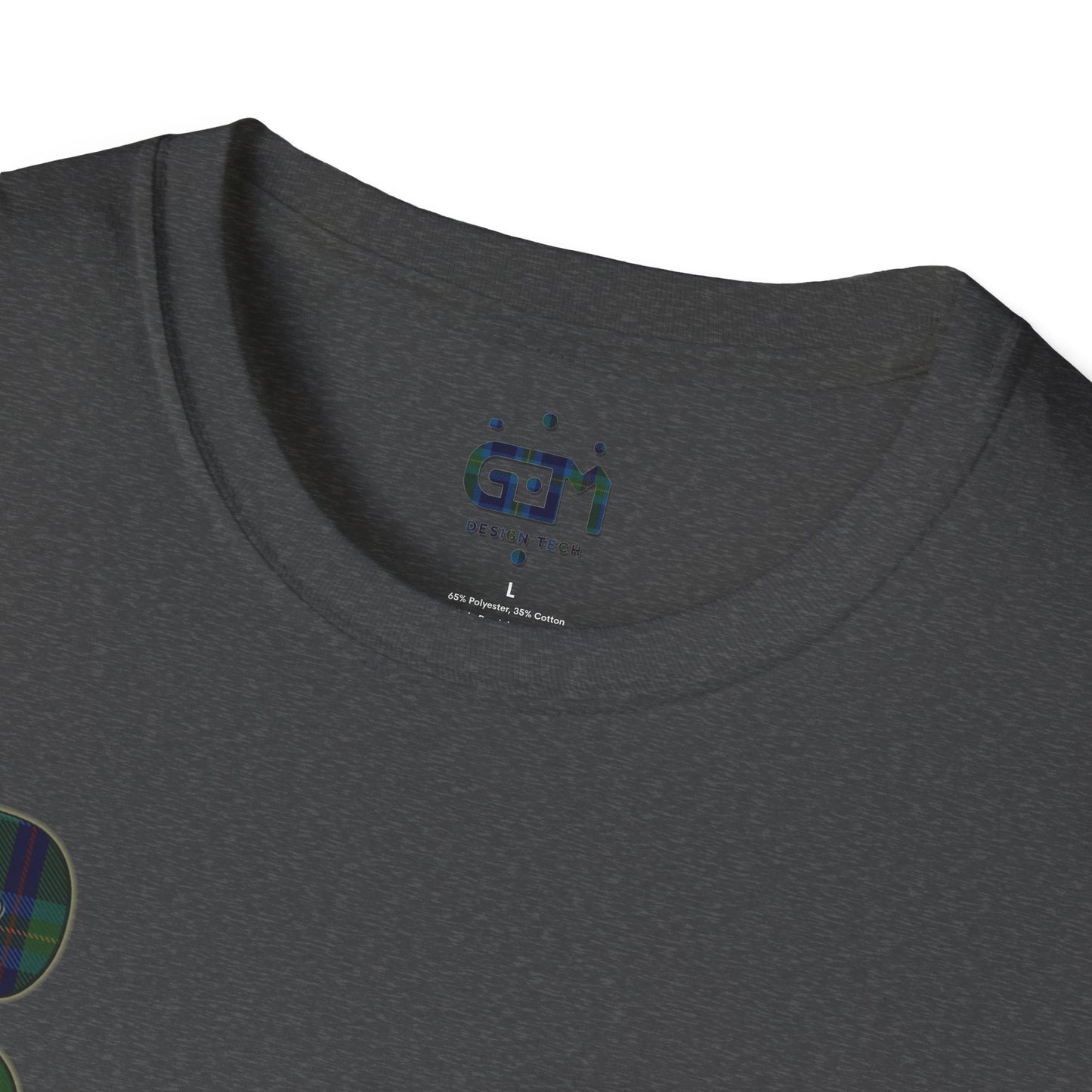 Scotland Lettering Miller Tartan Softstyle T-Shirt, Unisex Tee, Various Colours