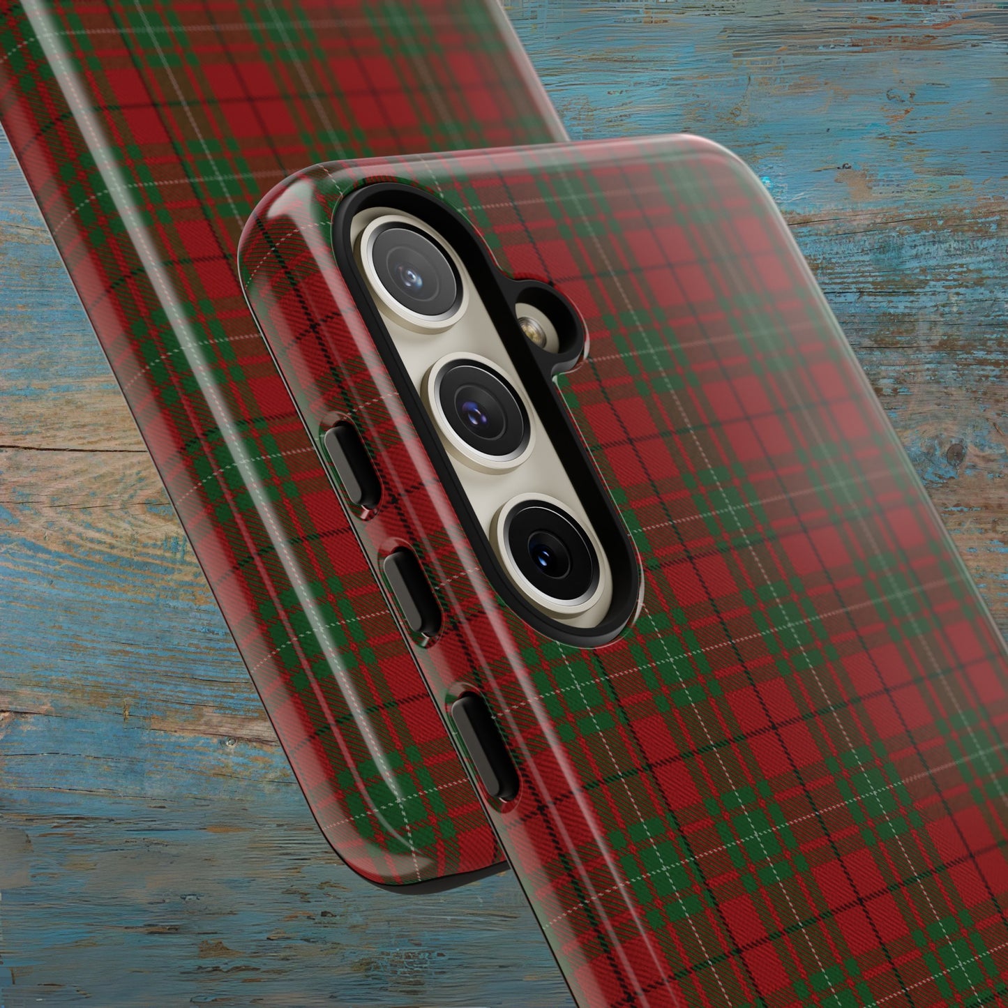 Étui de téléphone à motif tartan écossais - MacAuley, Divers