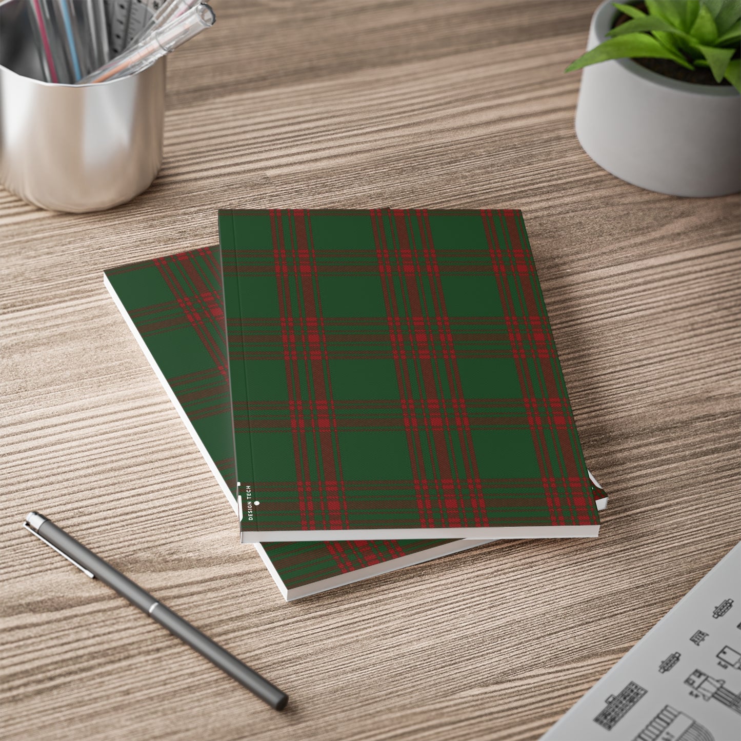 Scottish Tartan Softcover A5 Notebook - Menzies