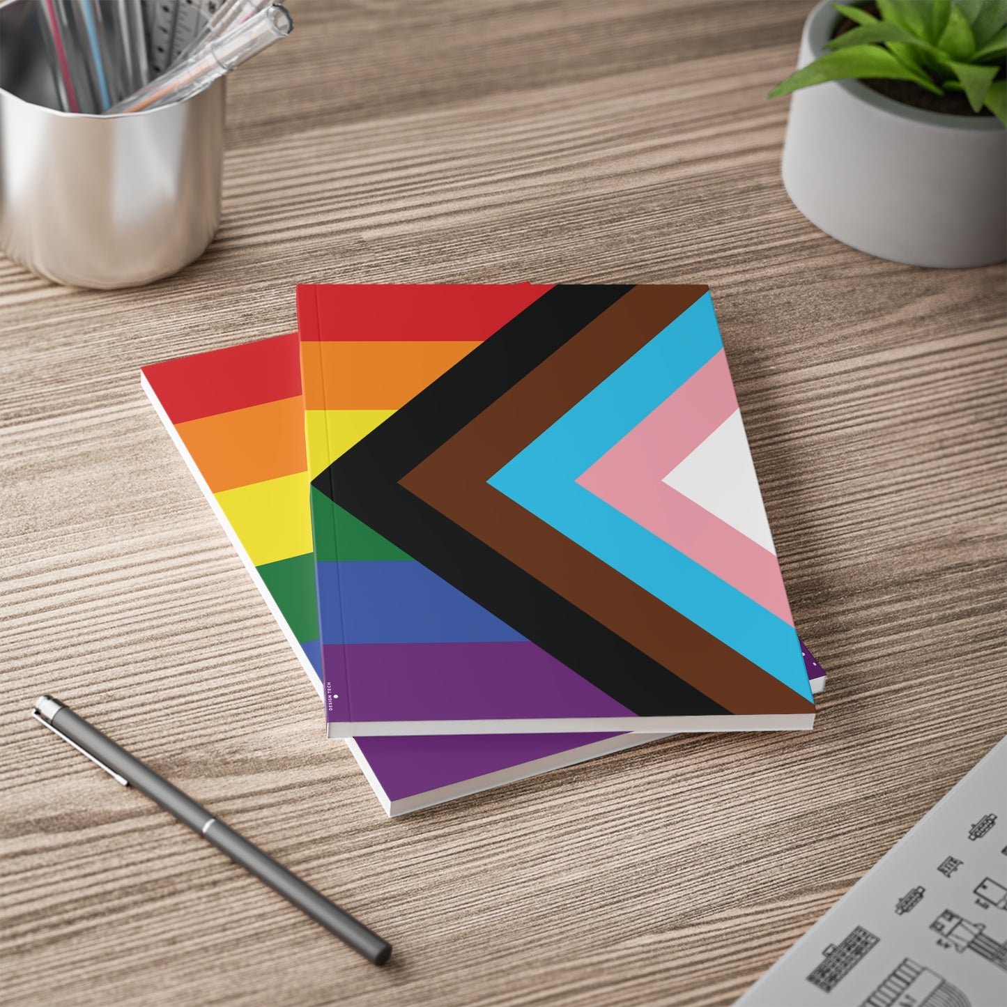 Pride Progress Softcover Notebook, A5