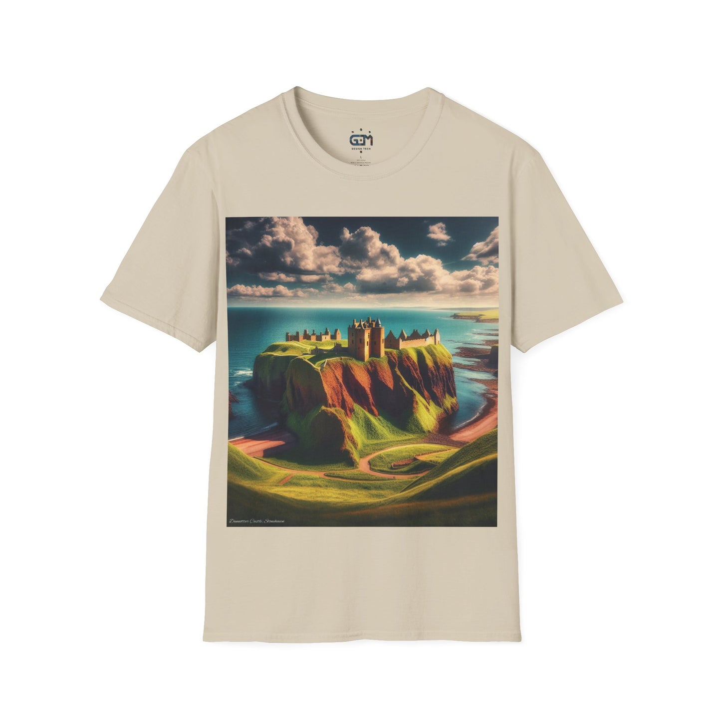 Dunnottar Castle - Stonehaven Softstyle T-Shirt, Unisex Tee, Scottish Landmarks, Various Colours