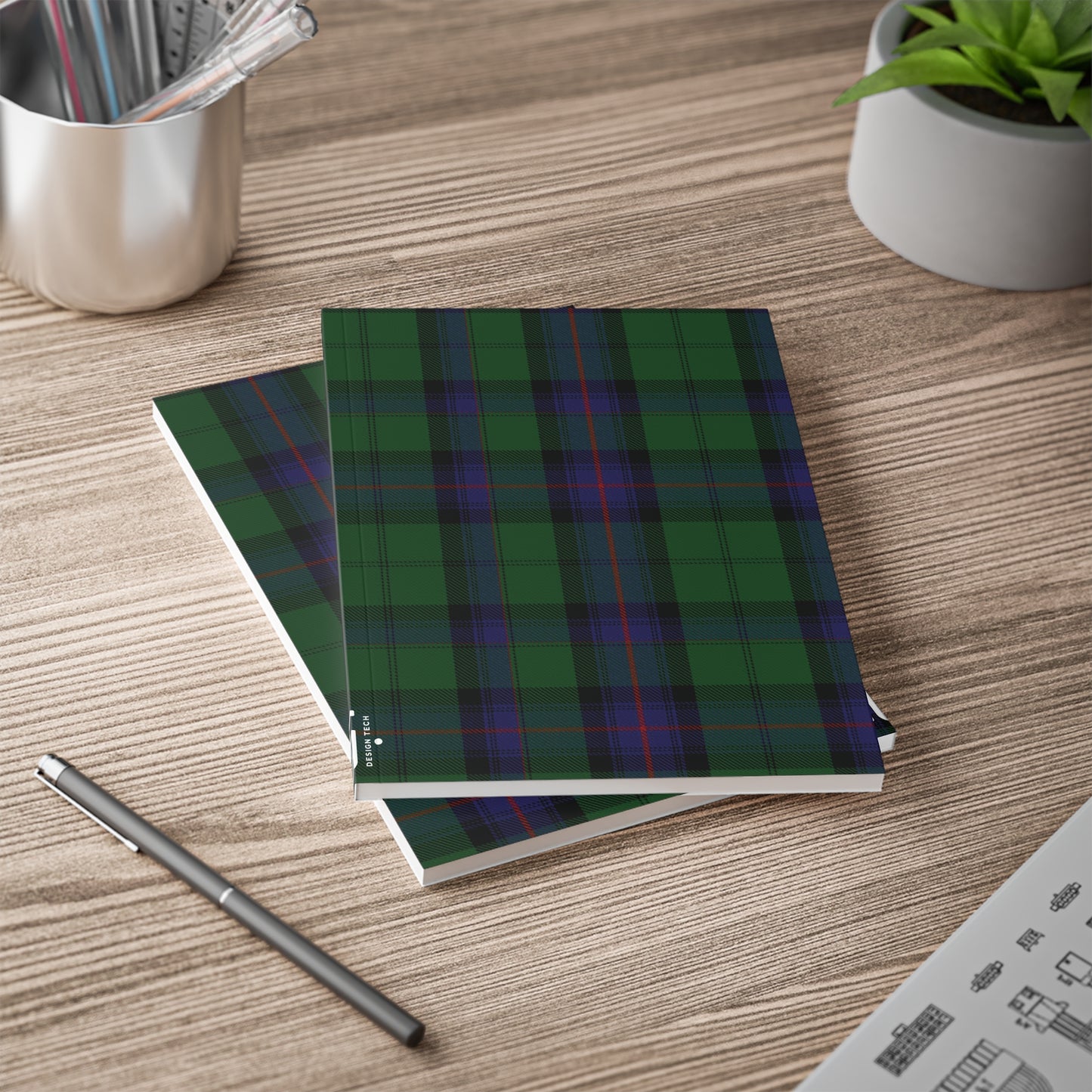 Scottish Tartan Softcover A5 Notebook - Armstrong