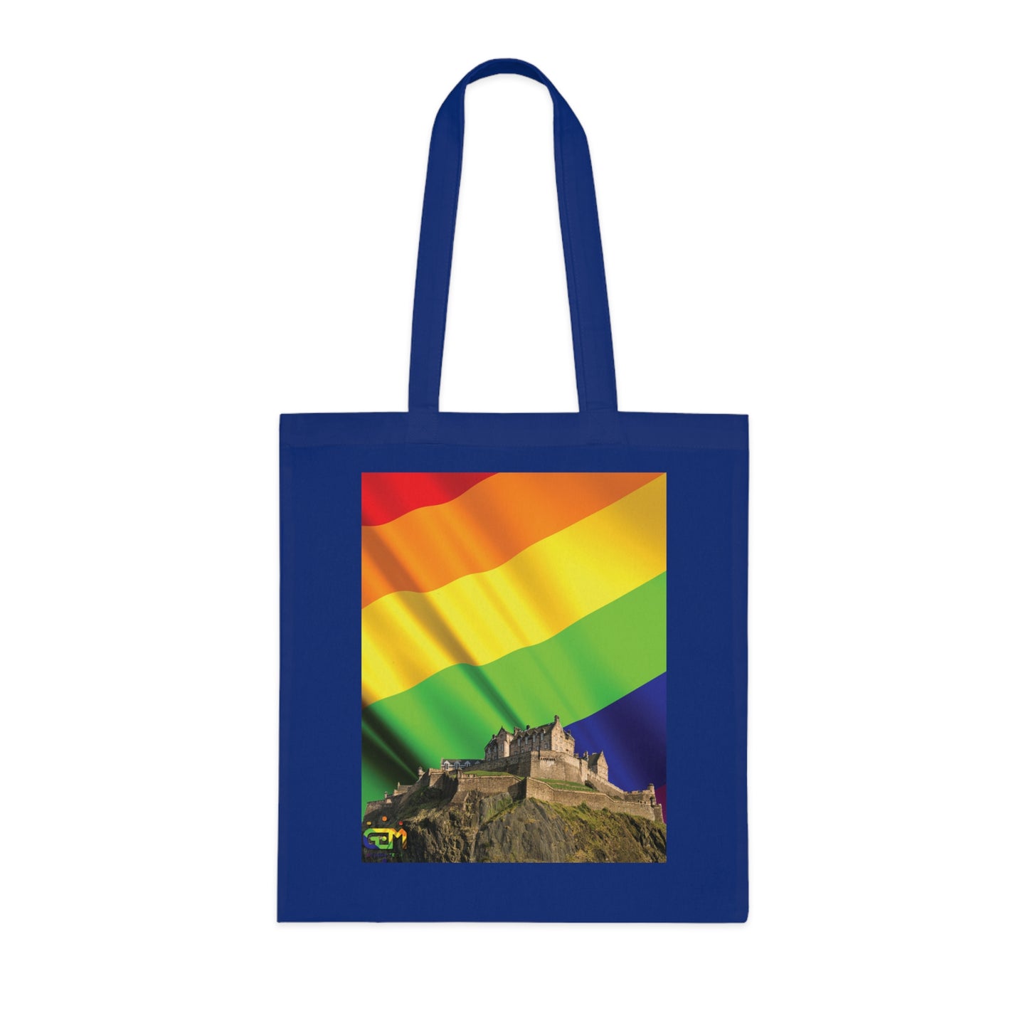 Ciel de drapeau de fierté du château d'Édimbourg Tote bag doublé