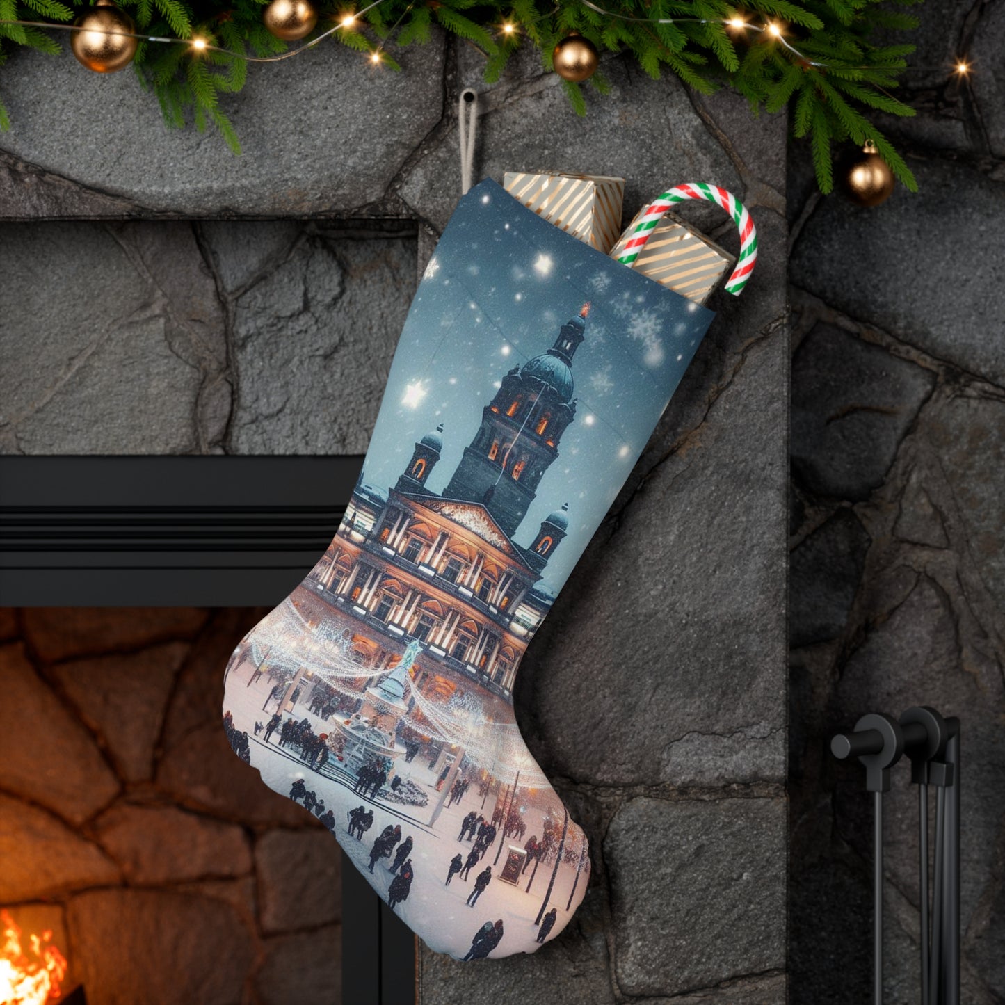 Chaussettes cadeaux d'hiver écossaises