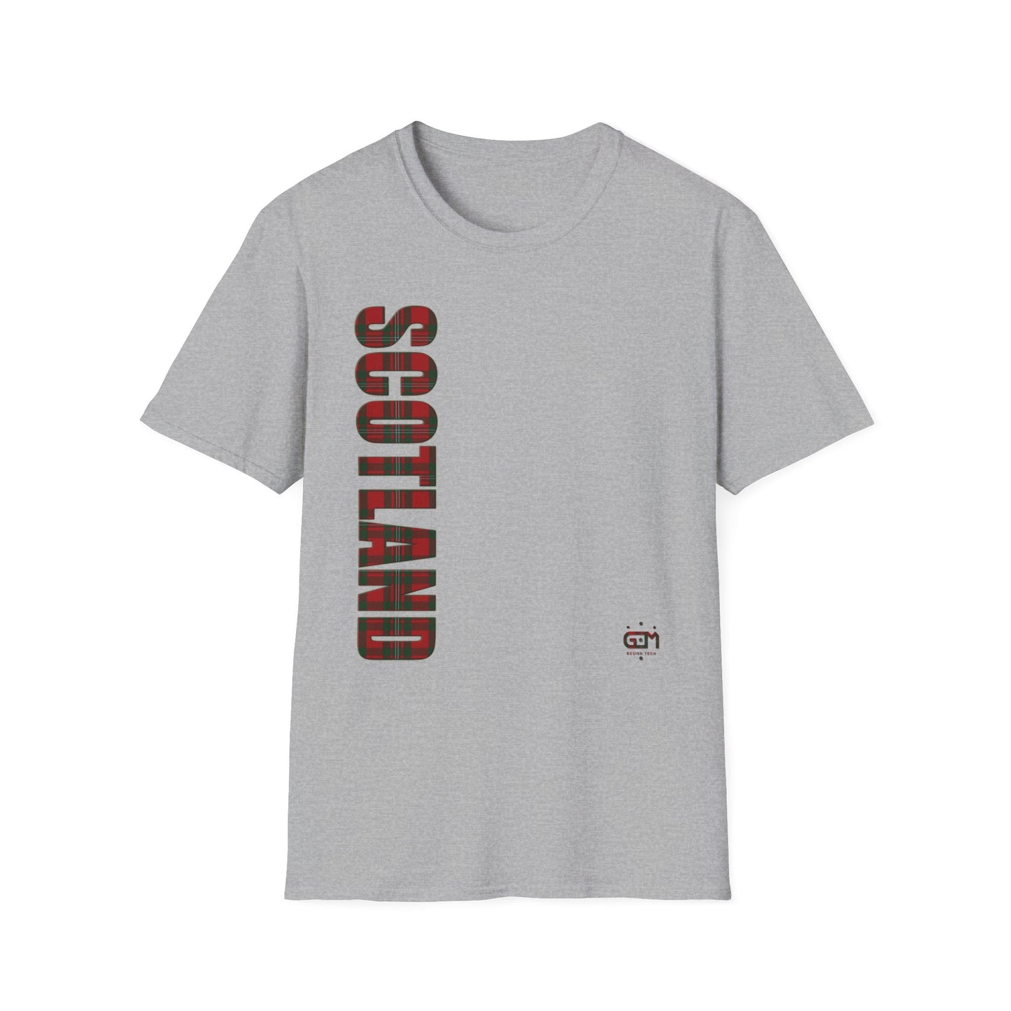 Tartan Scotland Lettrage Softstyle T-shirt unisexe, MacGregor Tartan Tee