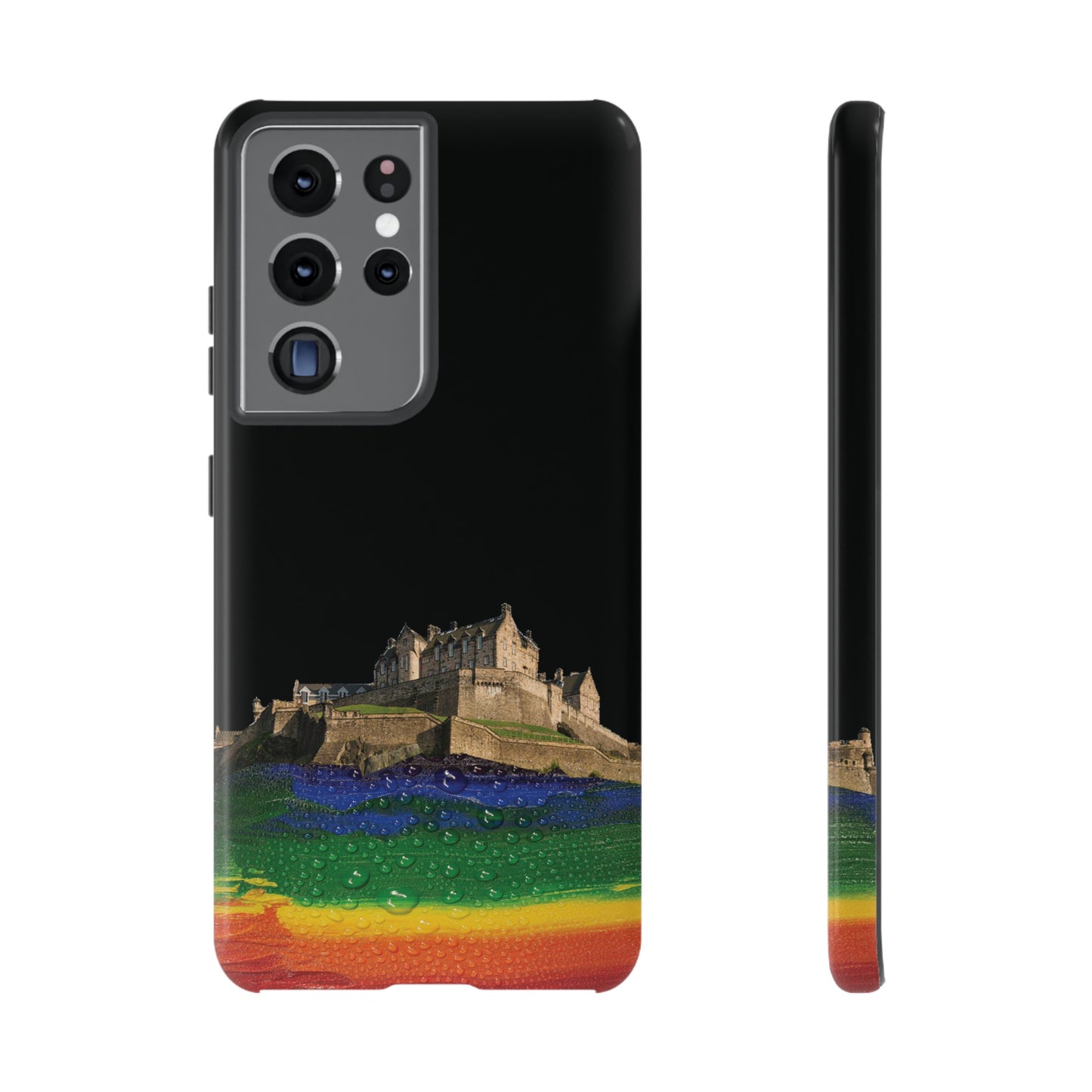 Edinburgh Castle Pride Rockface Phone Case - Rain, Various