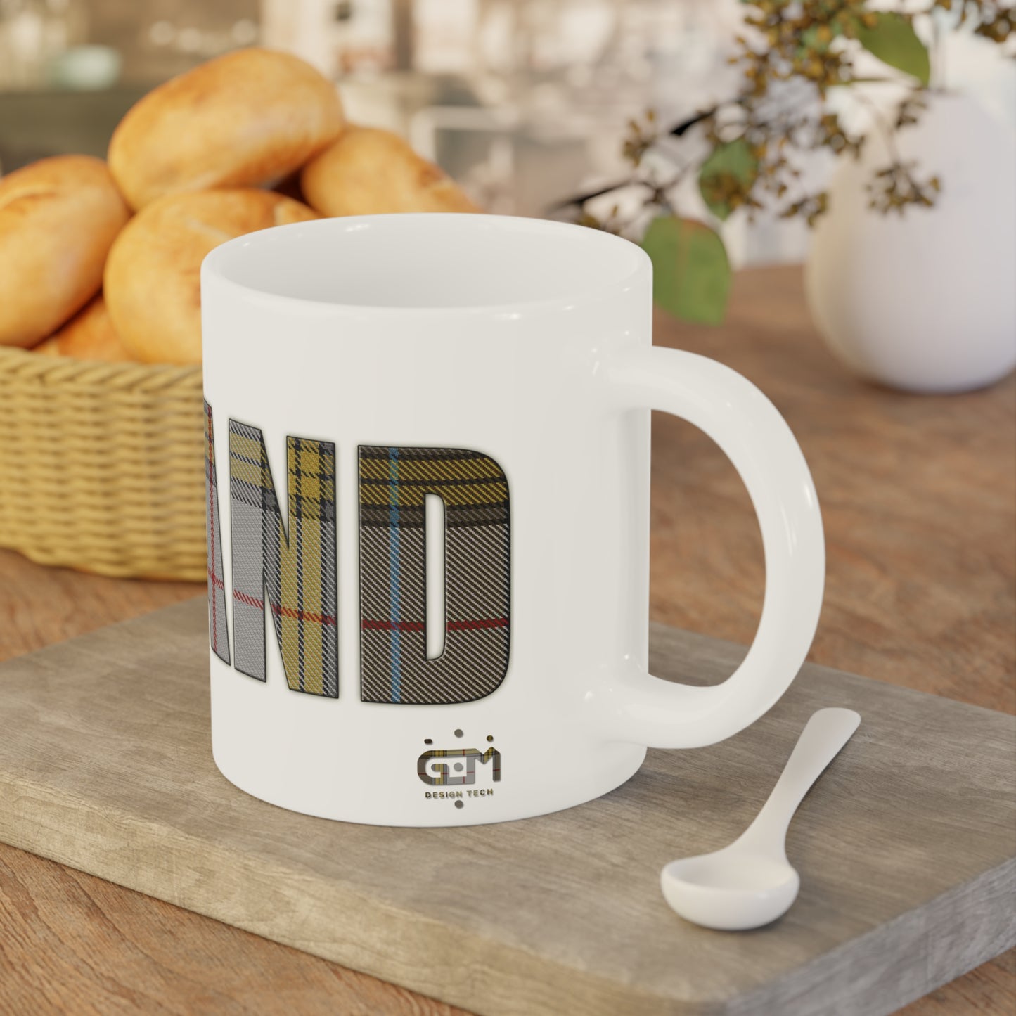 Tasse tartan écossaise - Buchanan Tartan, différentes tailles