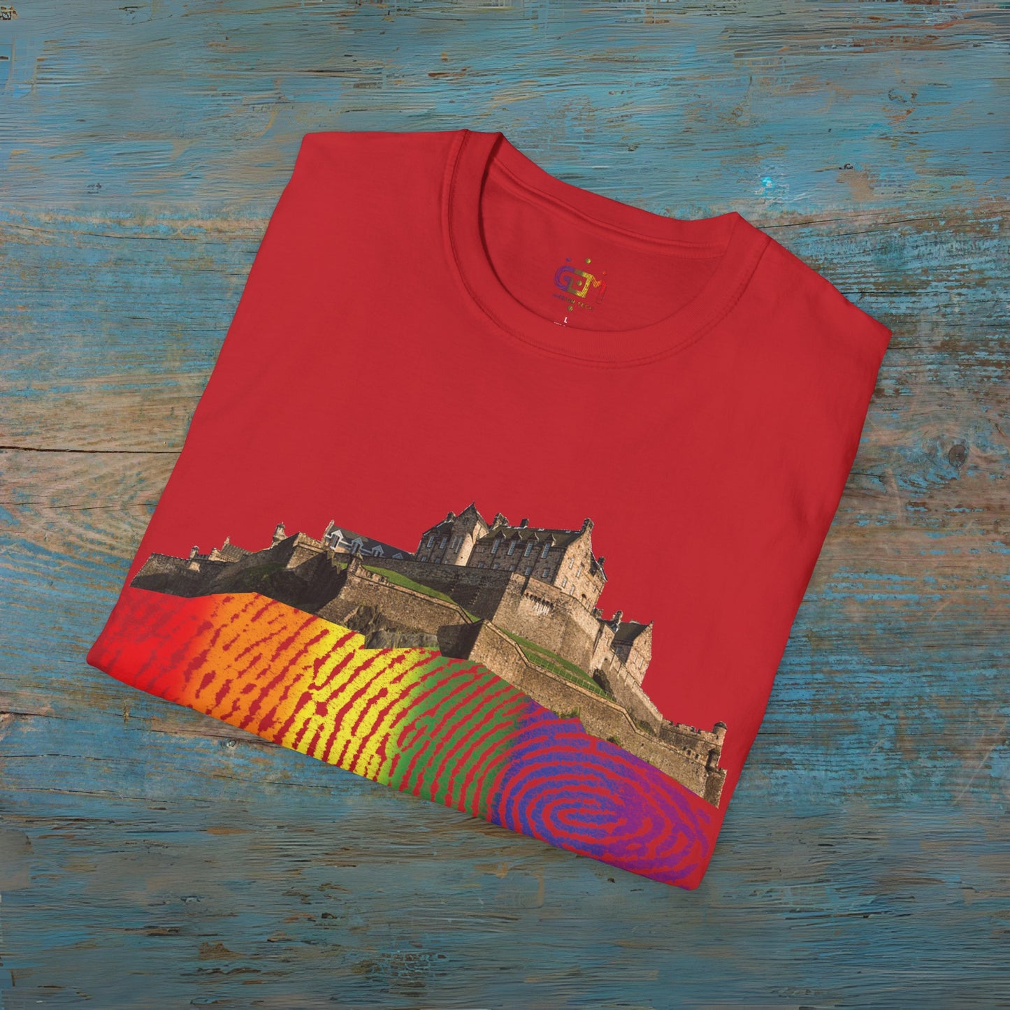 Edinburgh Castle on the Pride Rock Photo Unisex T-Shirt