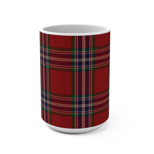 Scottish Tartan Mug 15oz, MacFarlane Tartan