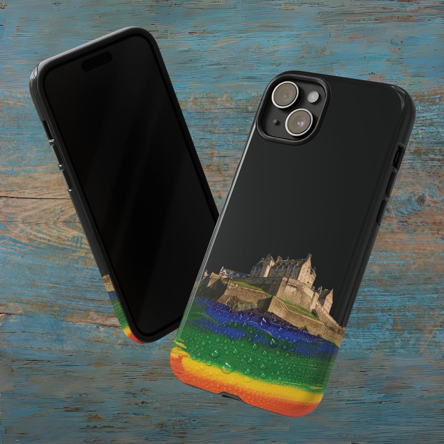 Edinburgh Castle Pride Rockface Phone Case - Rain, Various