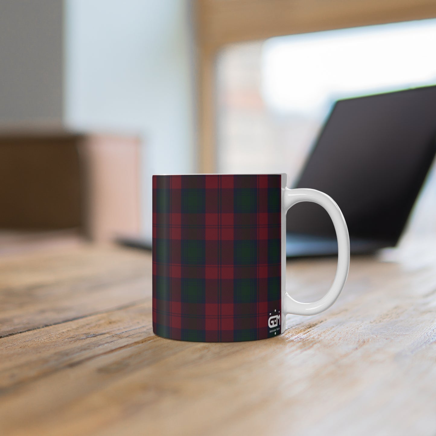Scottish Tartan Mug 11oz, Lindsay Tartan
