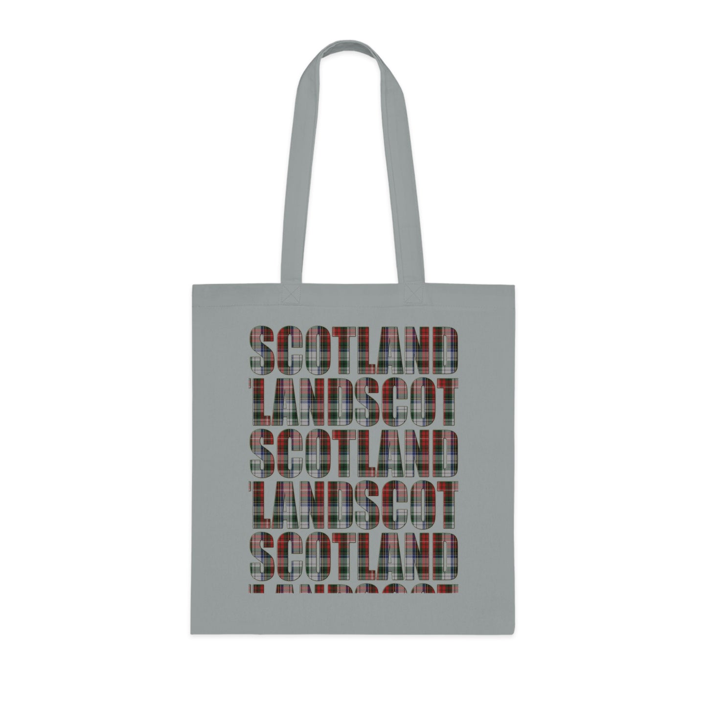 Sac fourre-tout en coton réversible avec carte tartan d'Écosse - Stewart Tartan
