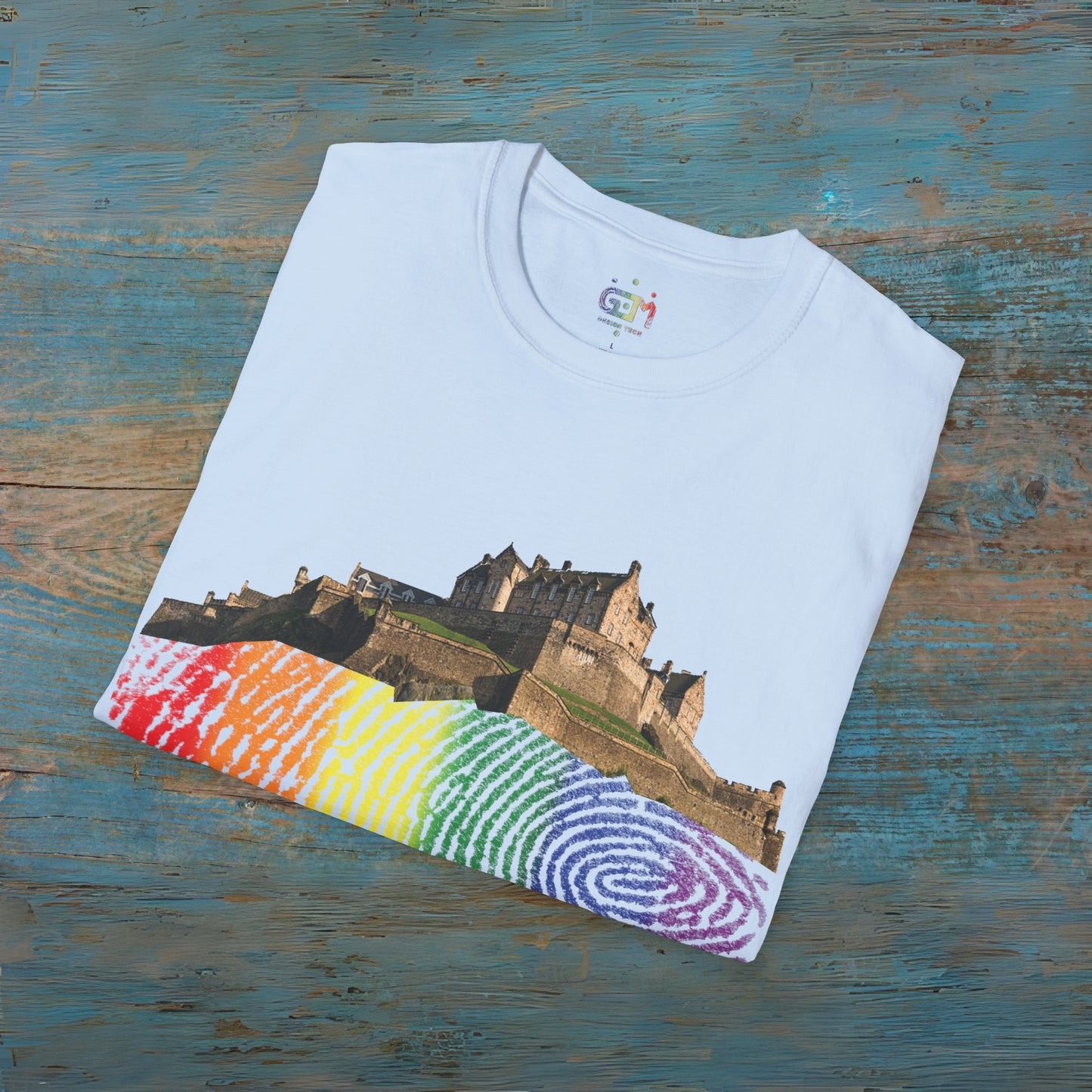 Edinburgh Castle on the Pride Rock Photo Unisex T-Shirt