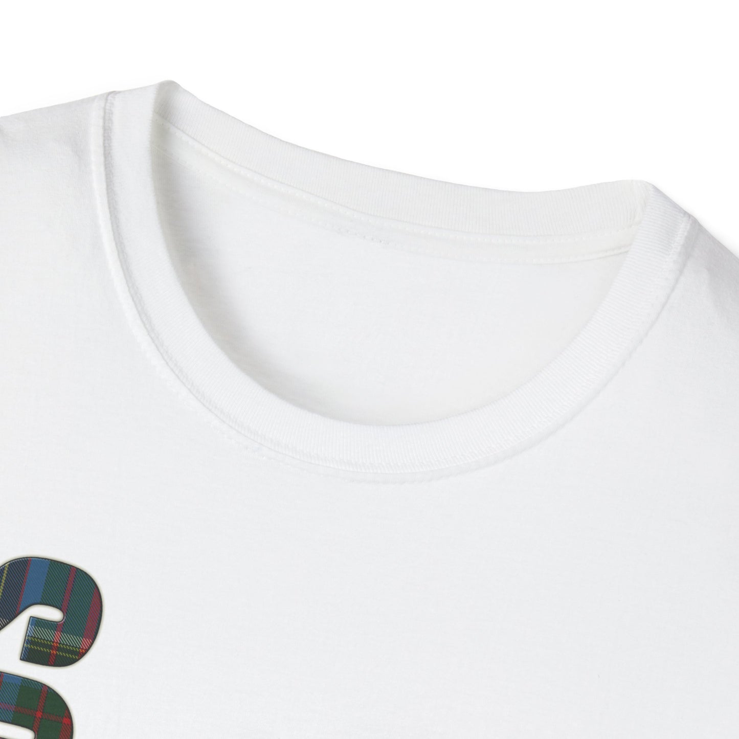 Tartan Scotland Lettrage Softstyle T-shirt unisexe, Anderson Old Tartan Tee