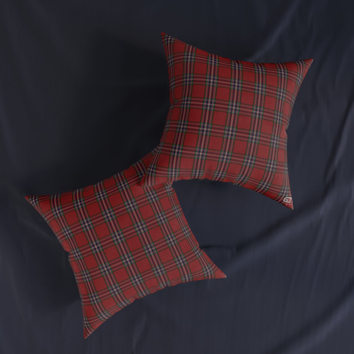 Coussin Carré Réversible : MacFarlane Tartan, Différentes Tailles