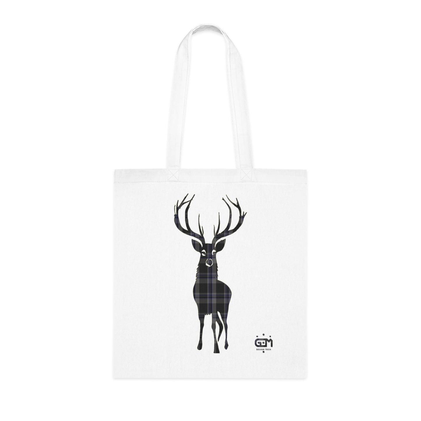 Sac fourre-tout en coton réversible en tartan d'Écosse - Hood Tartan