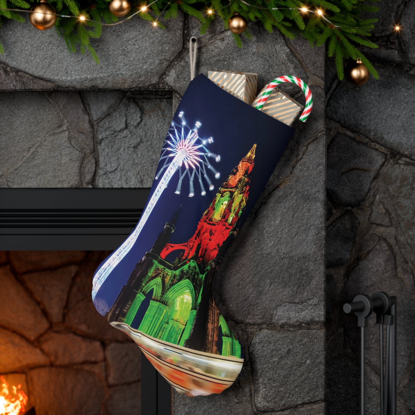 Chaussettes cadeaux d'hiver écossaises