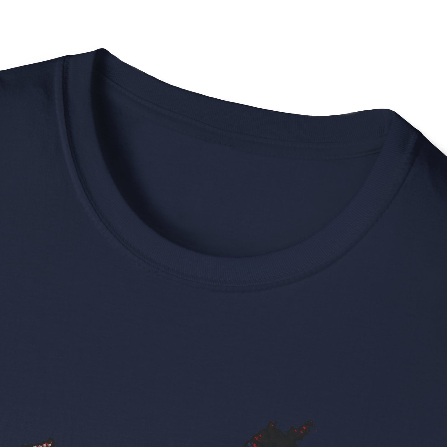 Tartan Scotland Map Softstyle Unisex T-Shirt - MacPherson Tartan Tee