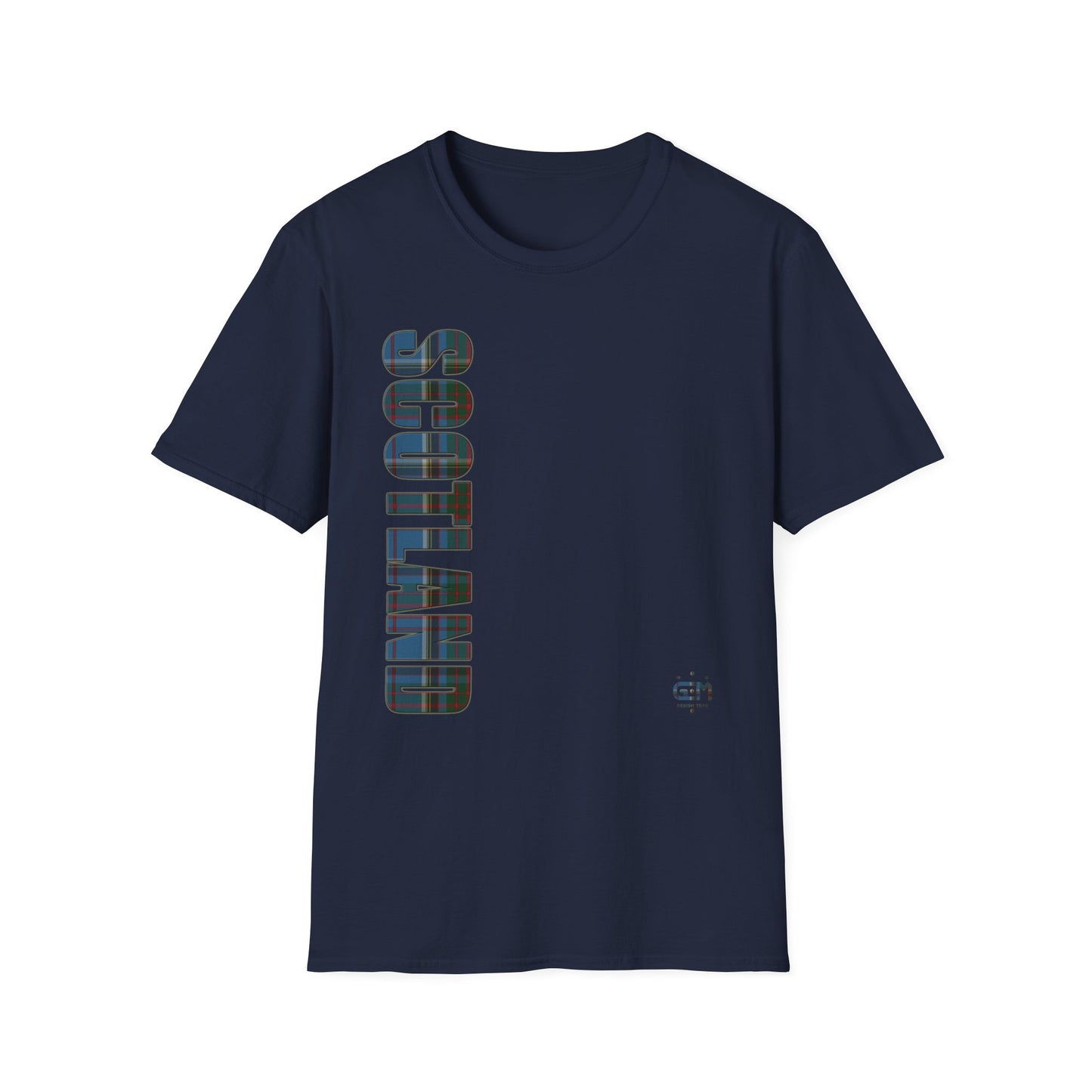 Tartan Scotland Lettrage Softstyle T-shirt unisexe, Anderson Old Tartan Tee