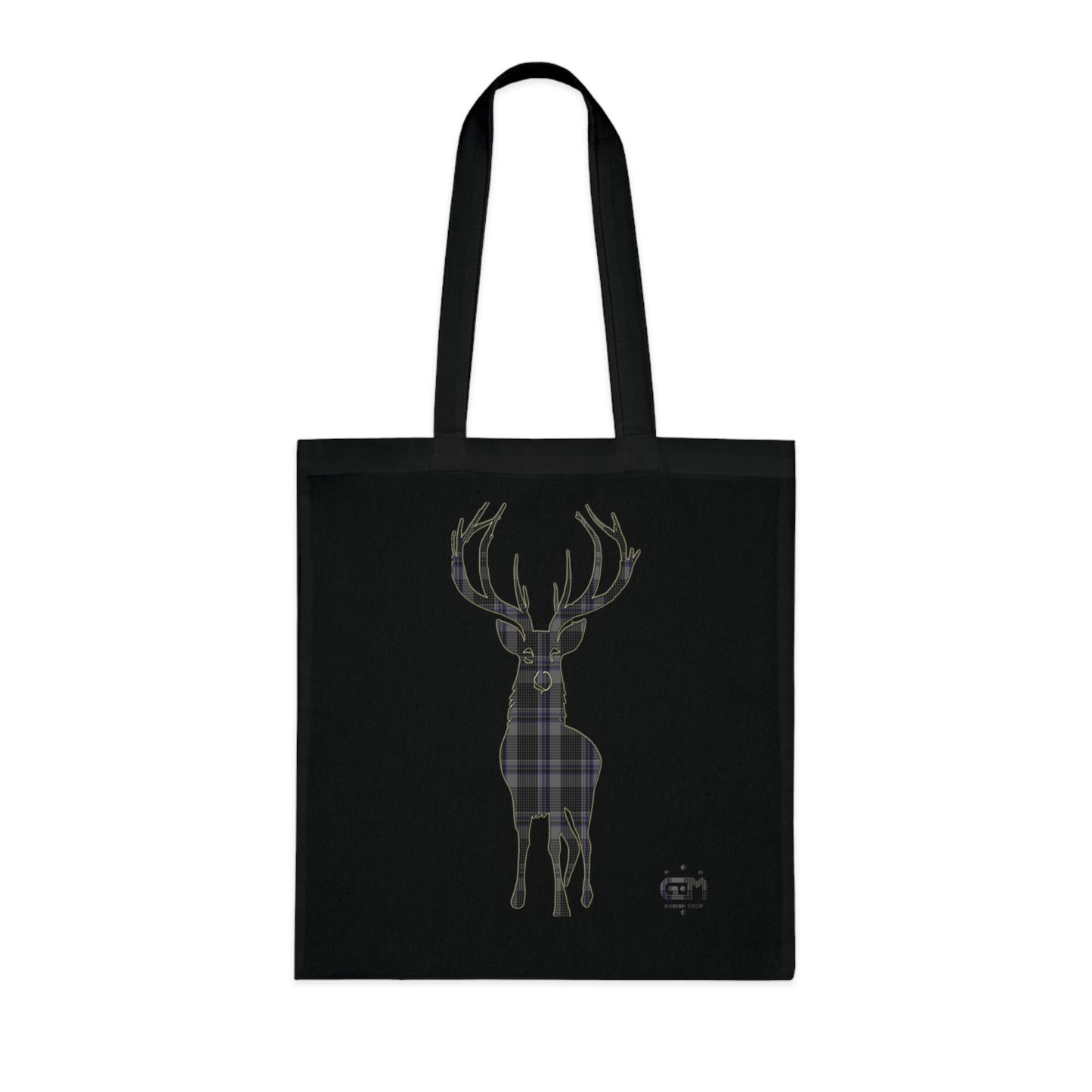 Sac fourre-tout en coton réversible en tartan d'Écosse - Hood Tartan