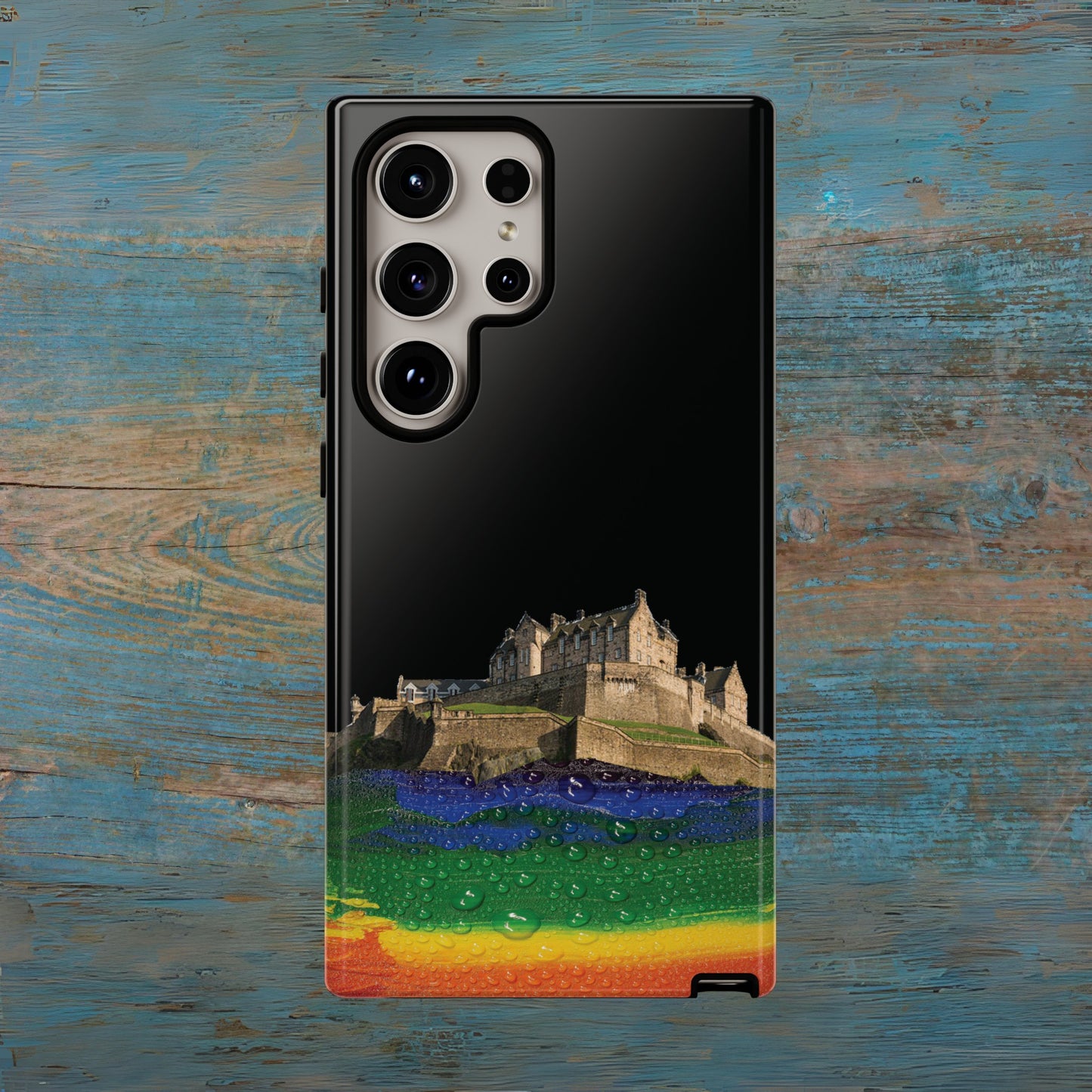 Edinburgh Castle Pride Rockface Phone Case - Rain, Various