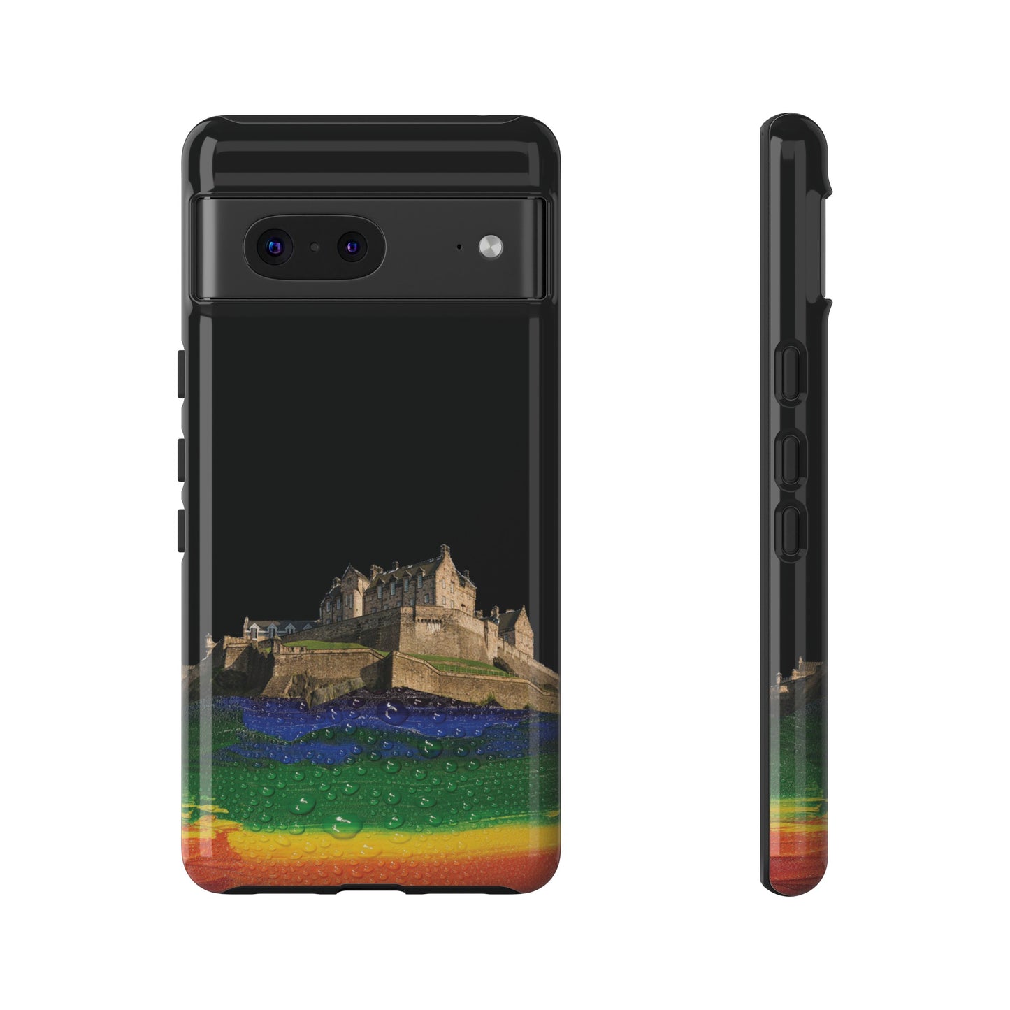 Edinburgh Castle Pride Rockface Phone Case - Rain, Various
