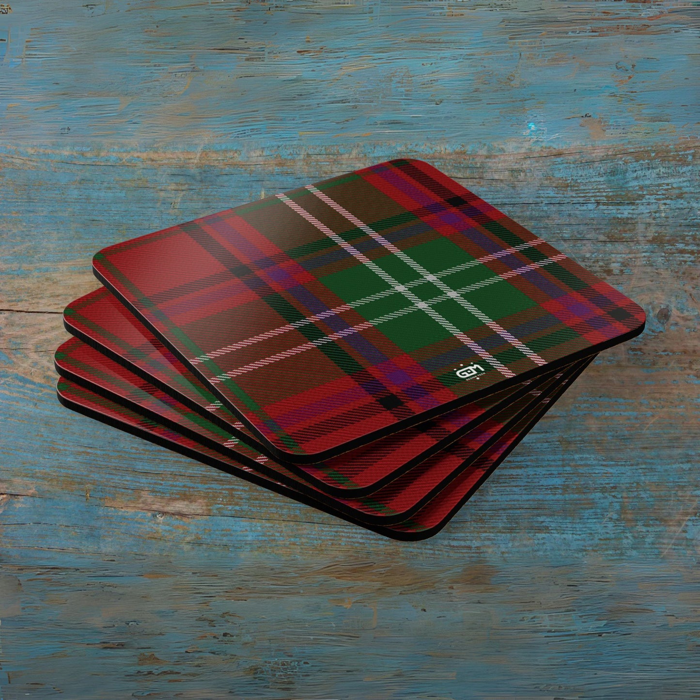 Scottish Tartan Cork Coaster Set (N-S)